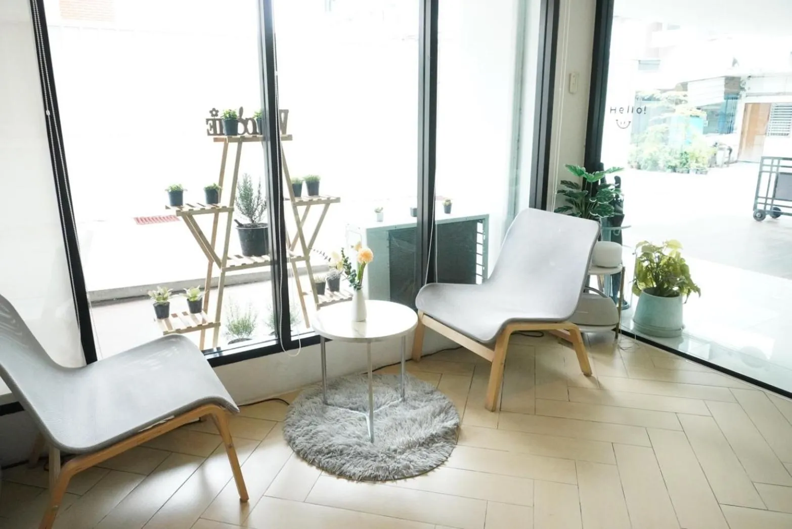 Seating area in ATC Residence