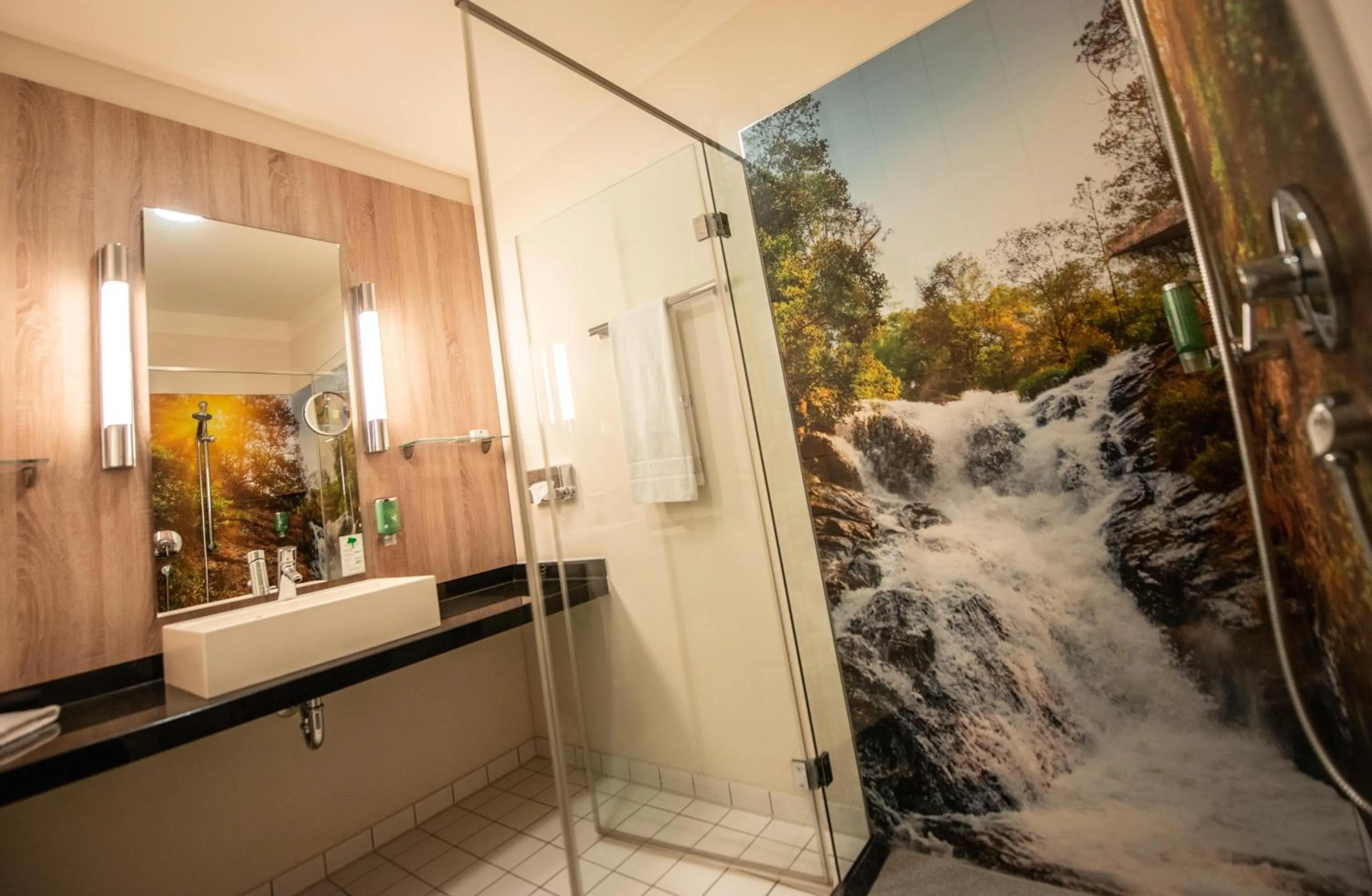 Bathroom in Livenwork Hotel & CoWorking GVZ Ingolstadt