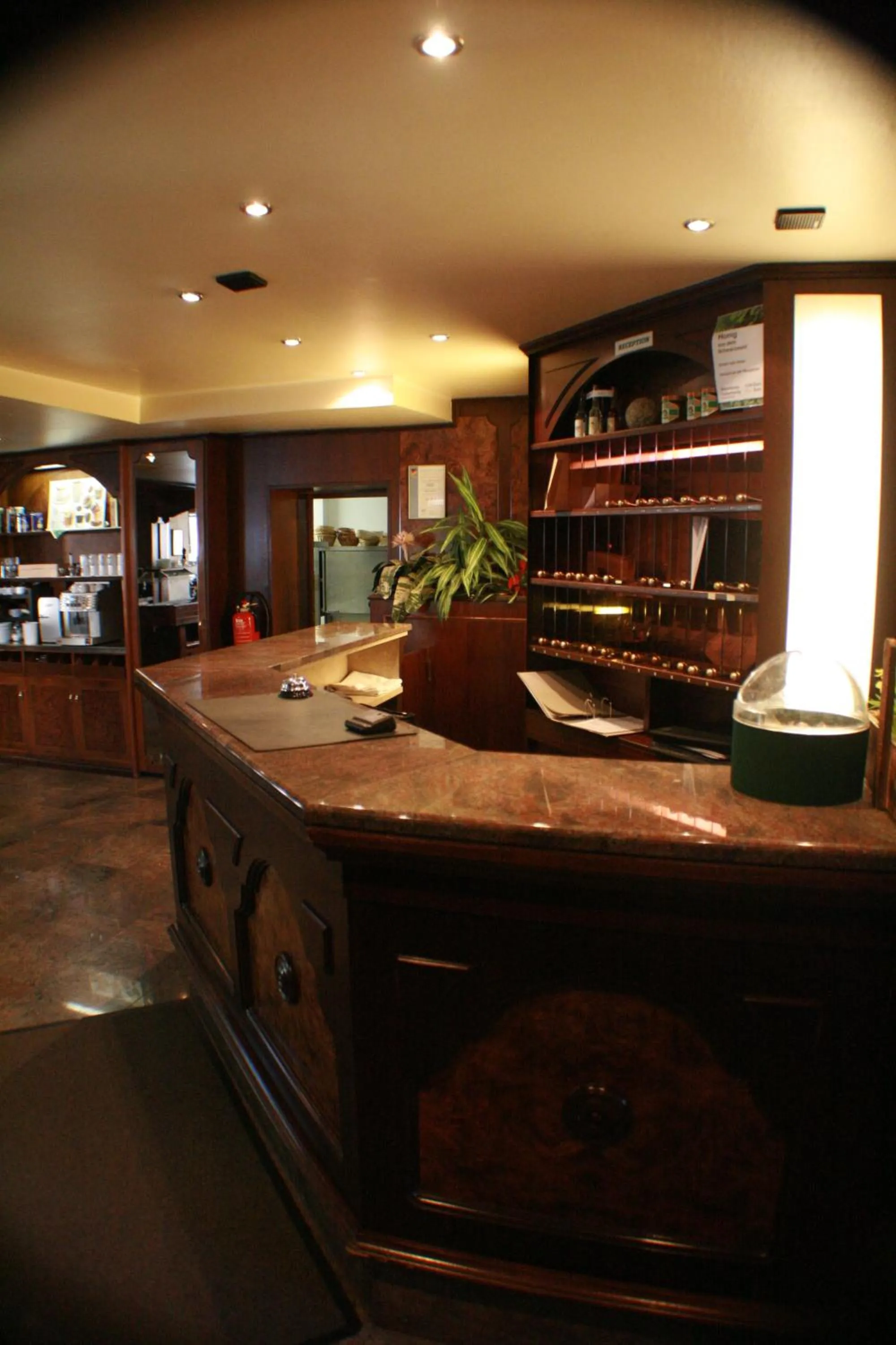 Lobby or reception in Hotel Rebstock