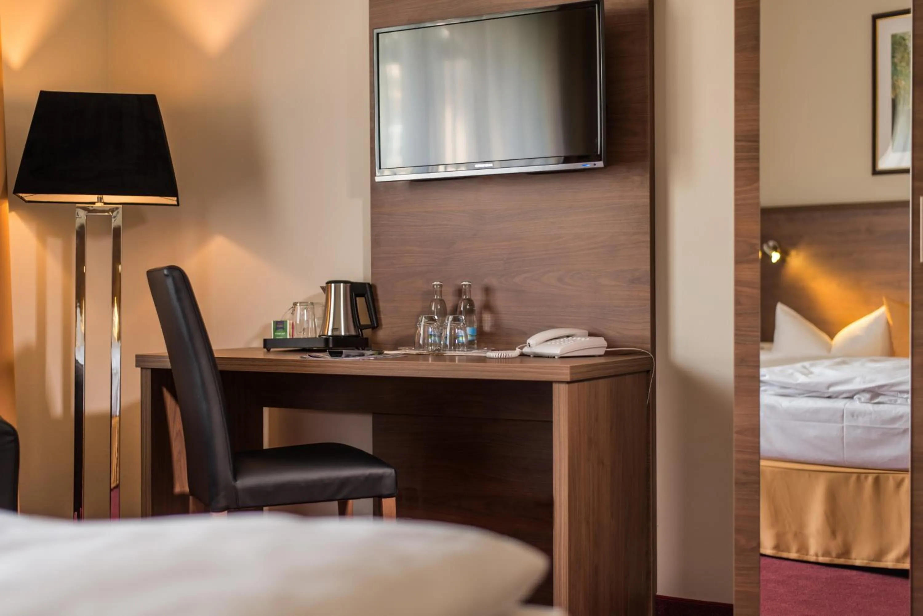 Coffee/tea facilities, Bed in Glockenhof