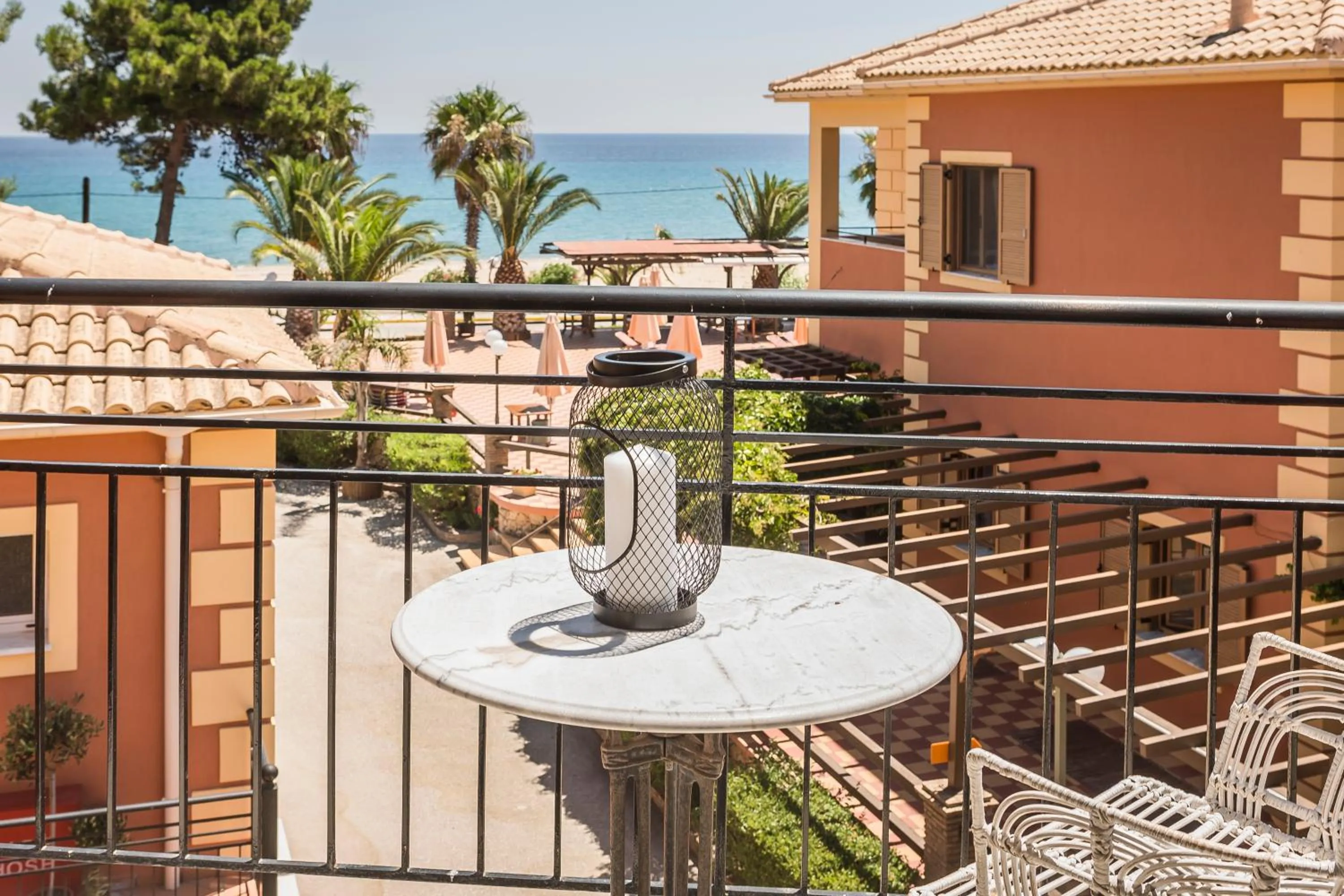 Balcony/Terrace in Makis Hotel