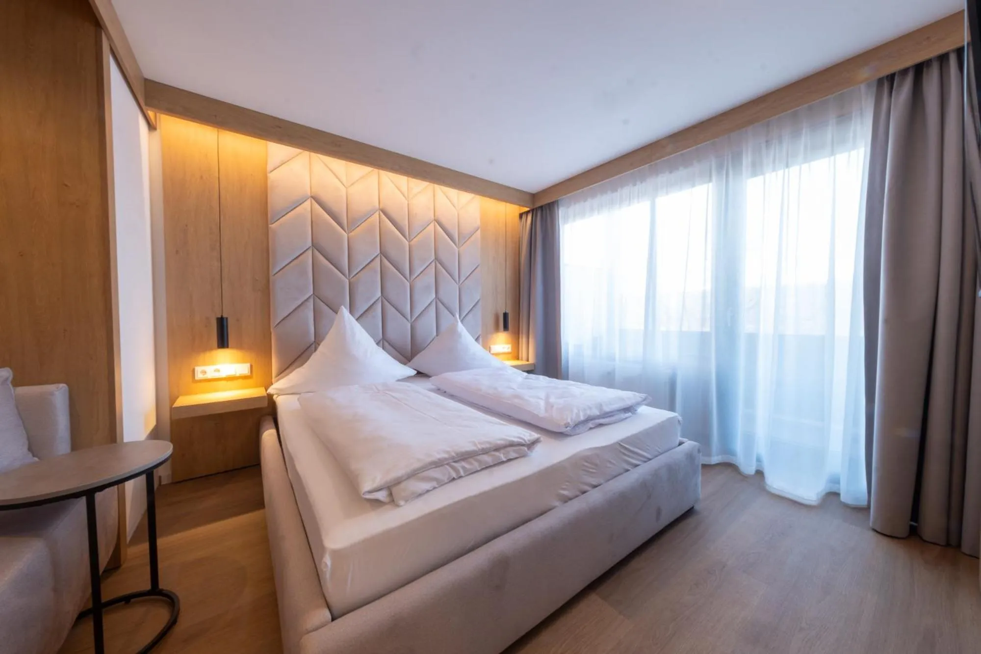 Bedroom, Bed in Hotels am Kranichsee