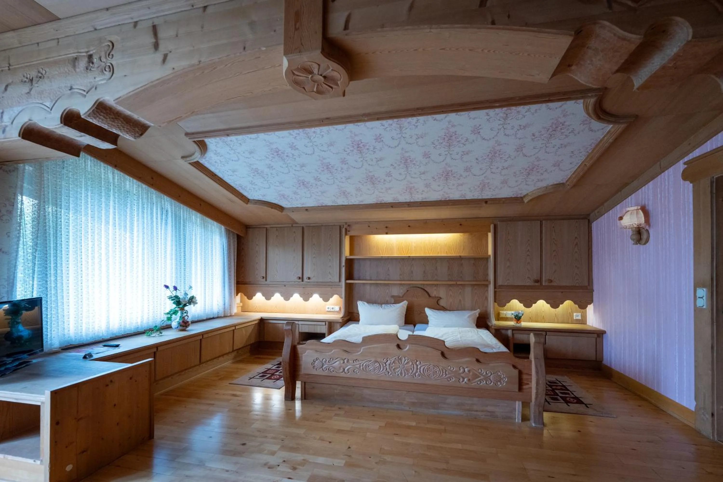 Bedroom, Bed in Hotels am Kranichsee