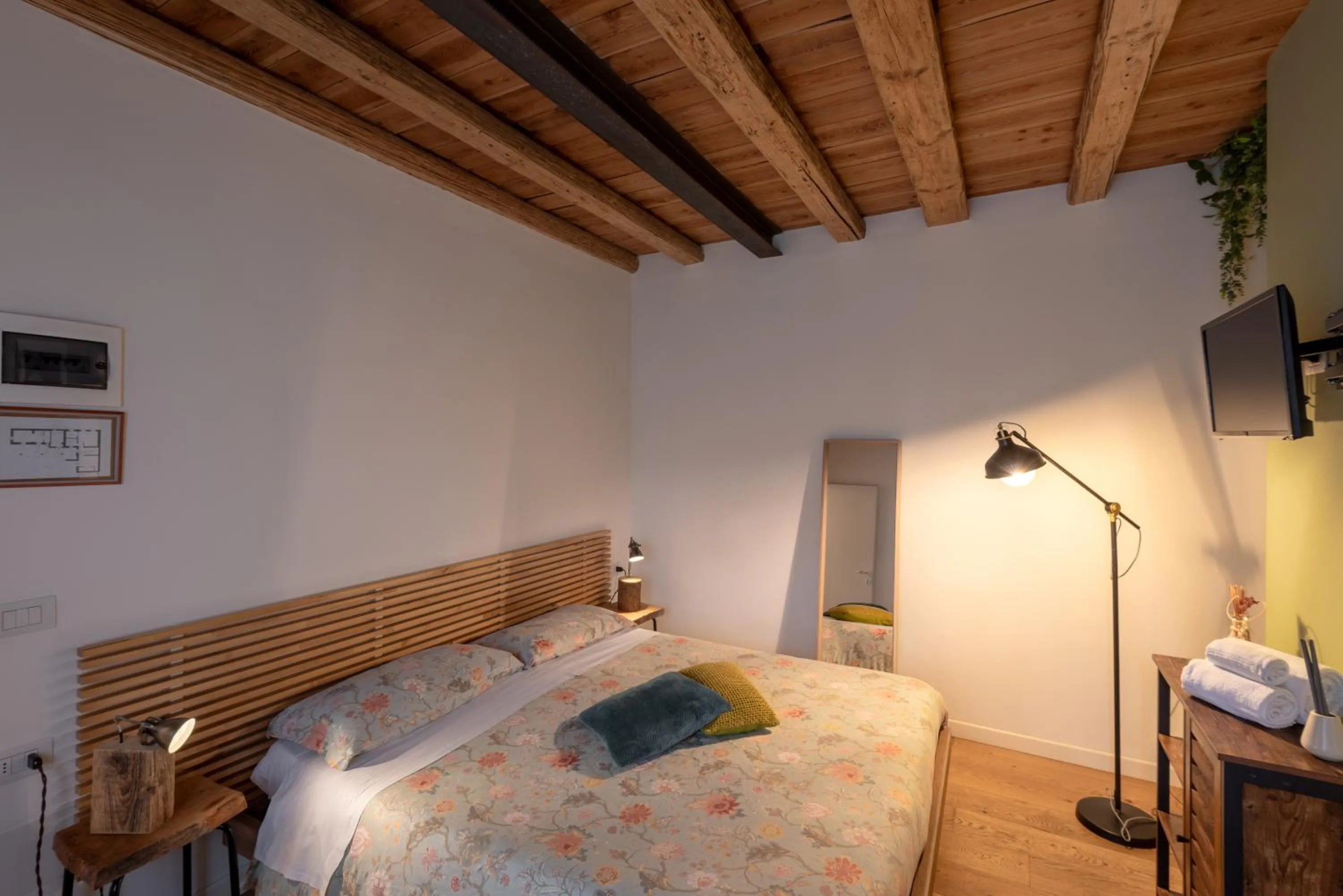 Bed in BACARìA BED&BREAKFAST