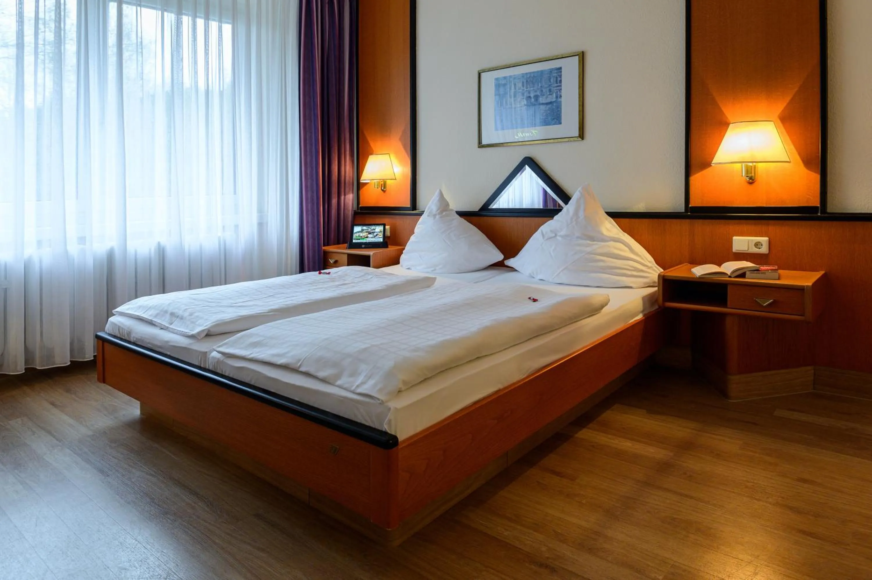 Bed in Waldhotel Berghof