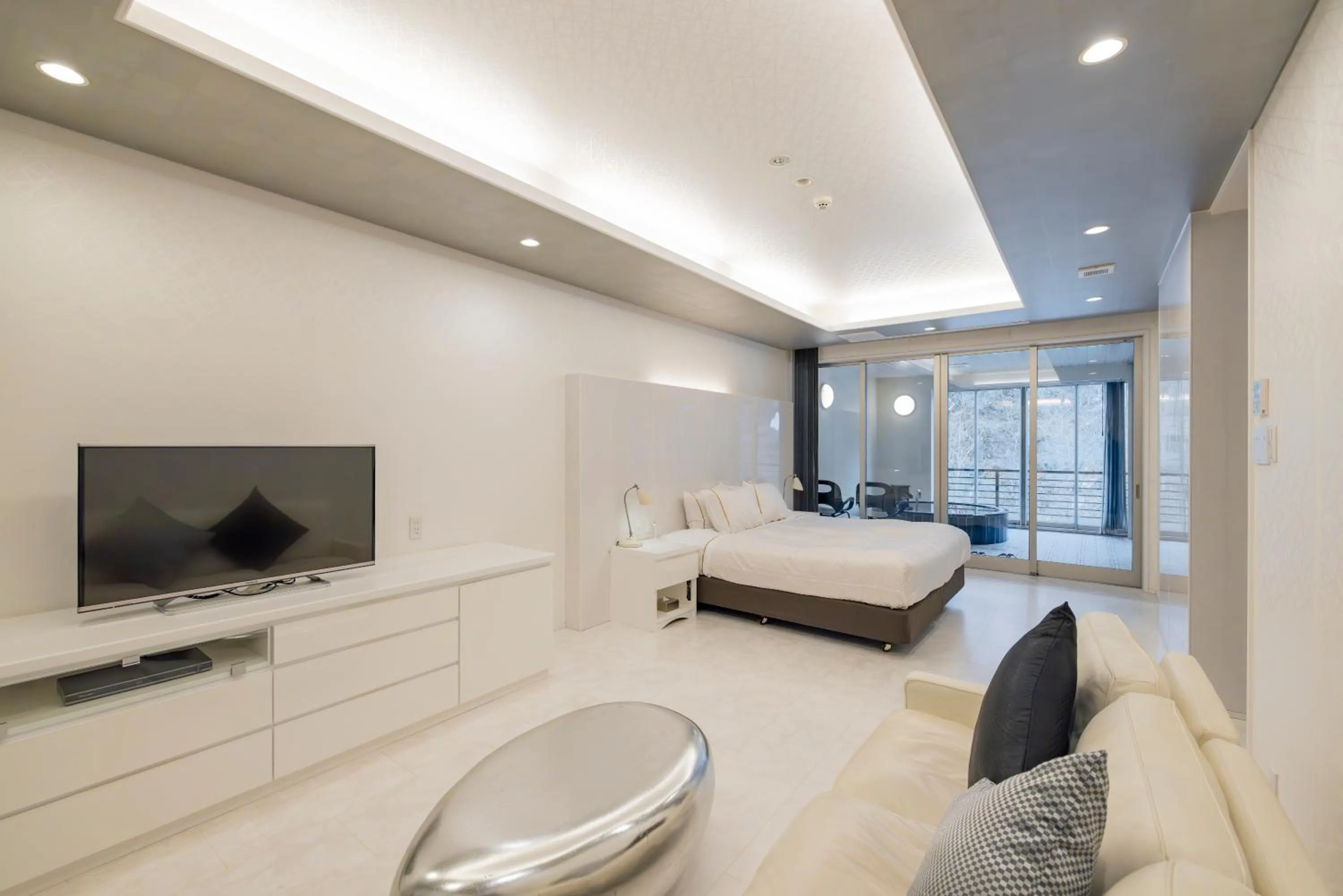 Bed in Namari Onsen Kokoro No Toki Jusangatsu