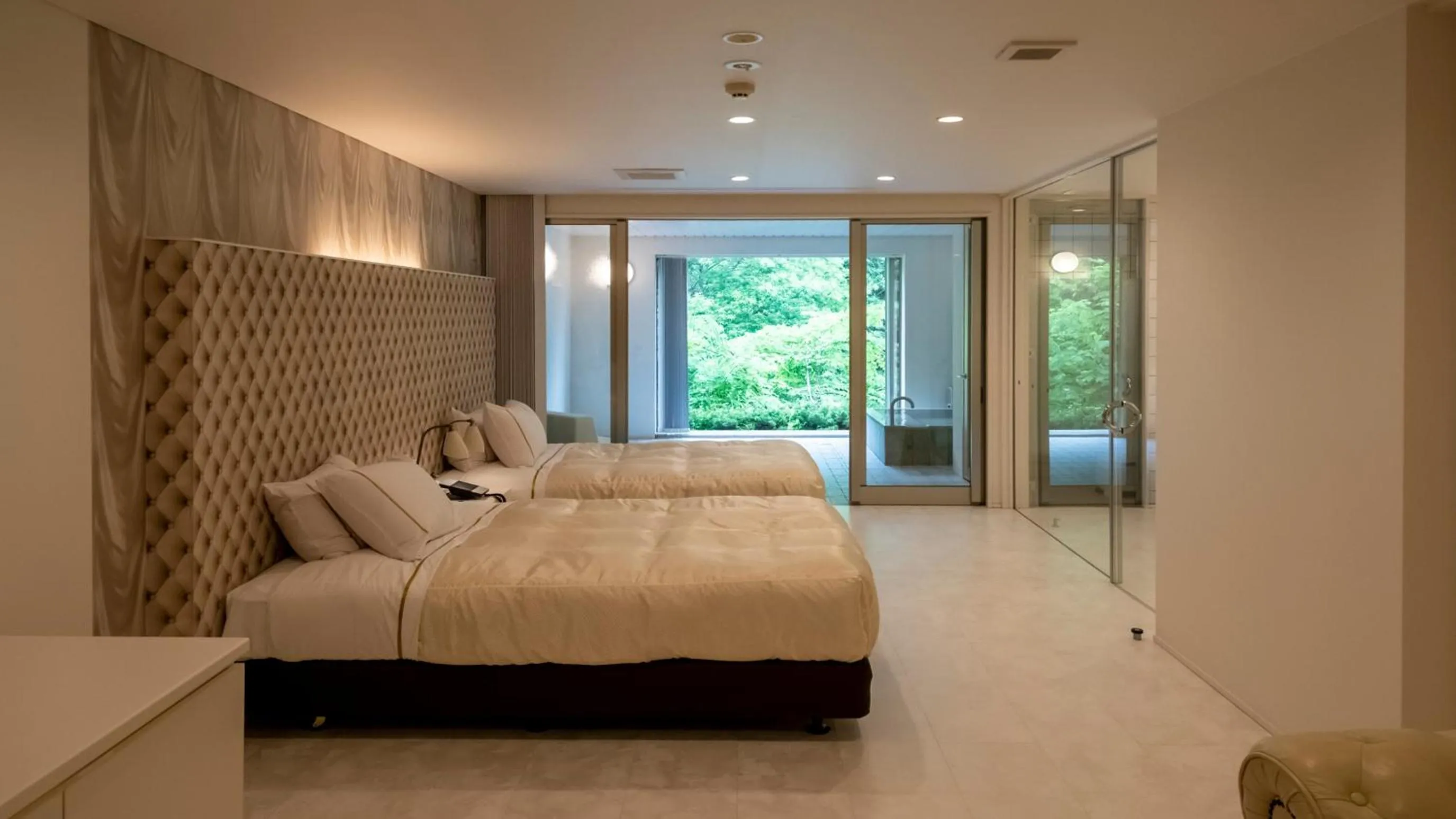 Bed in Namari Onsen Kokoro No Toki Jusangatsu