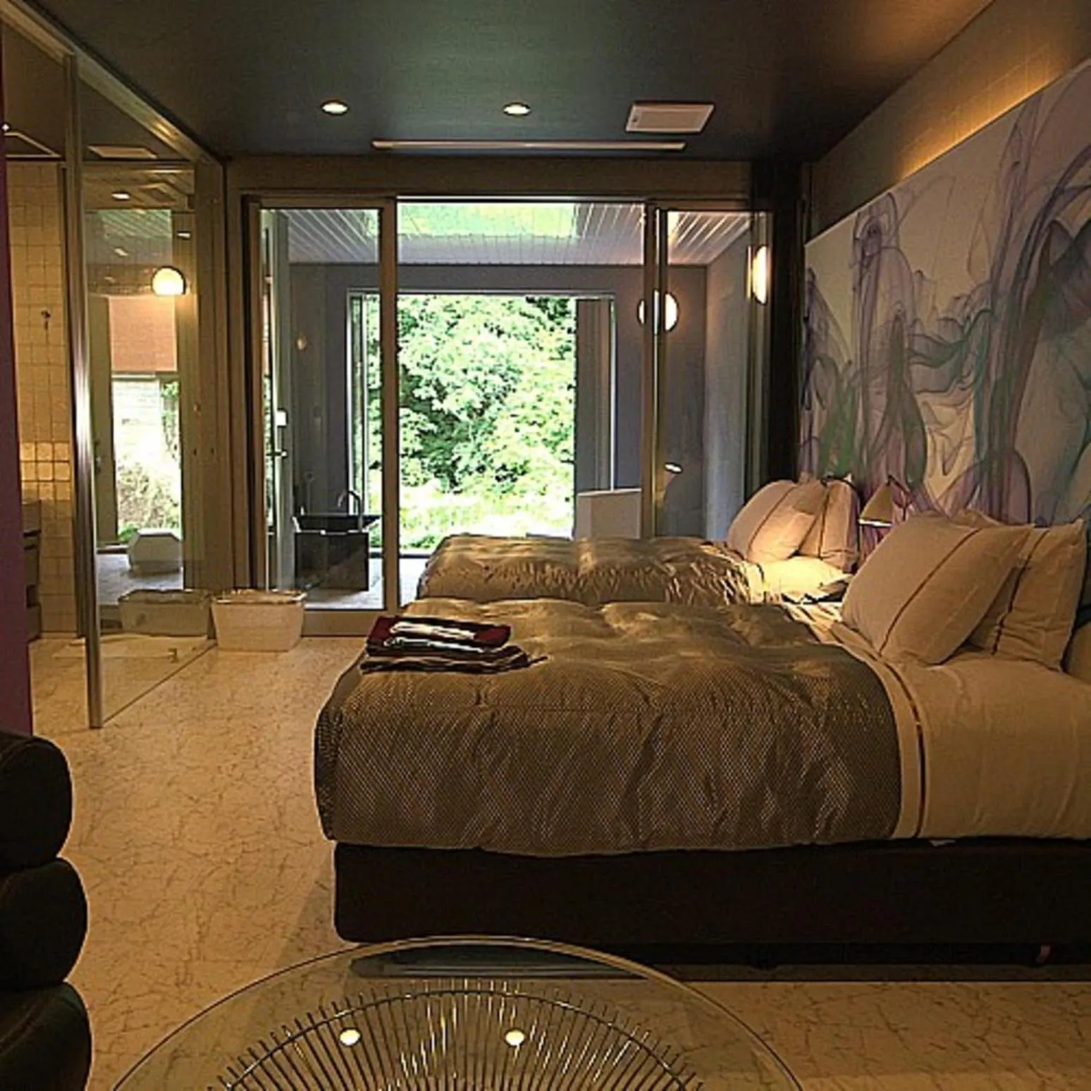 Bed in Namari Onsen Kokoro No Toki Jusangatsu