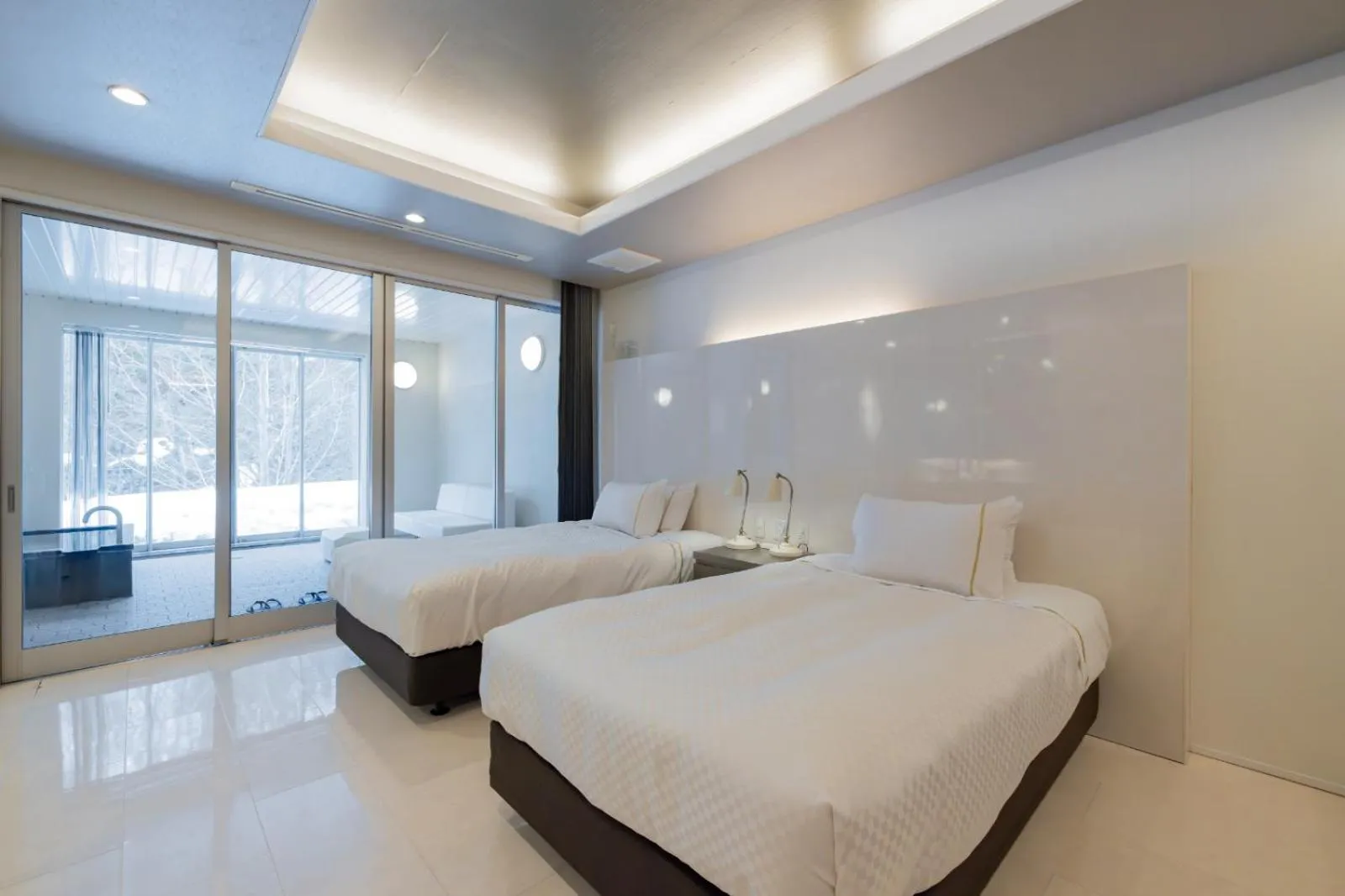 Bed in Namari Onsen Kokoro No Toki Jusangatsu