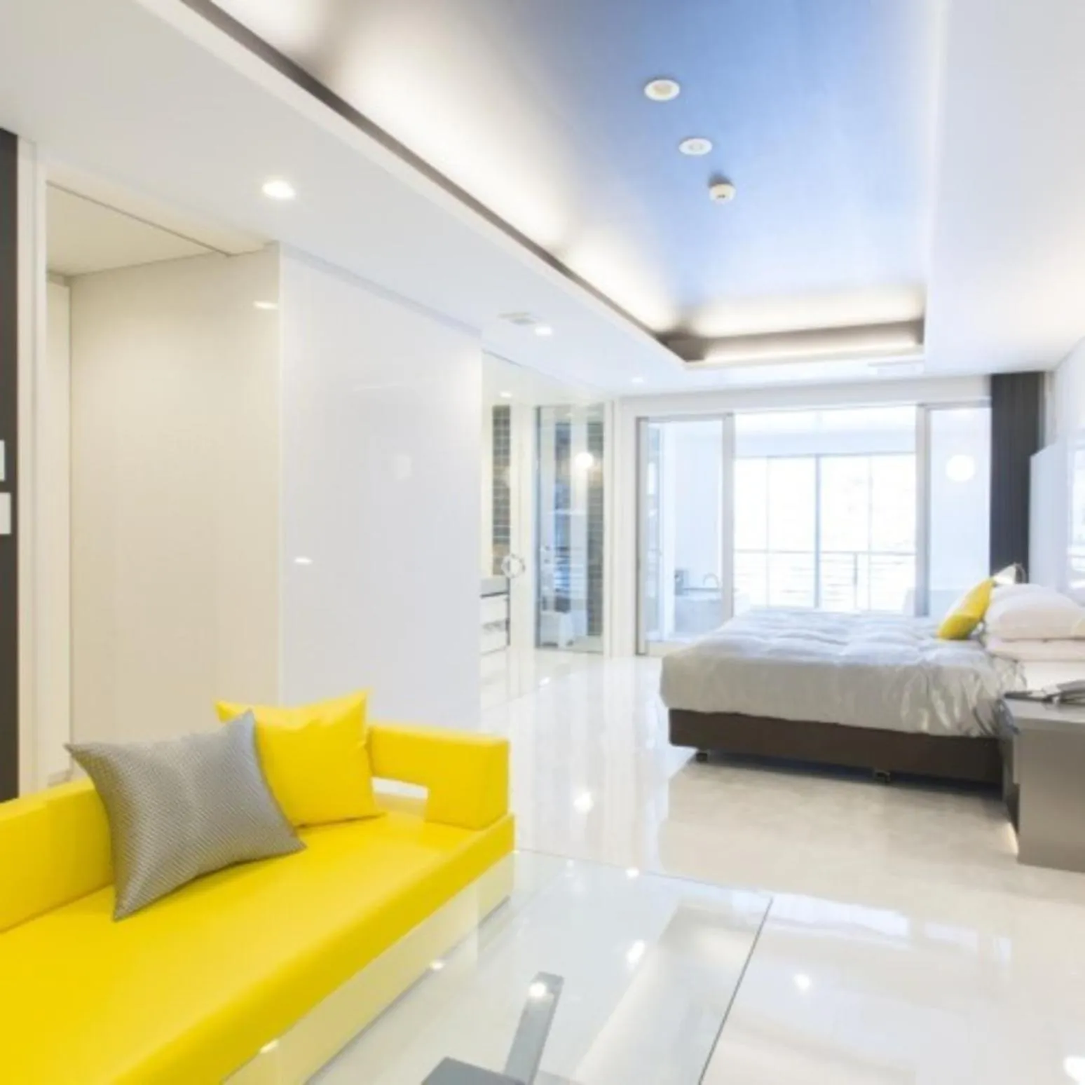 Bed in Namari Onsen Kokoro No Toki Jusangatsu