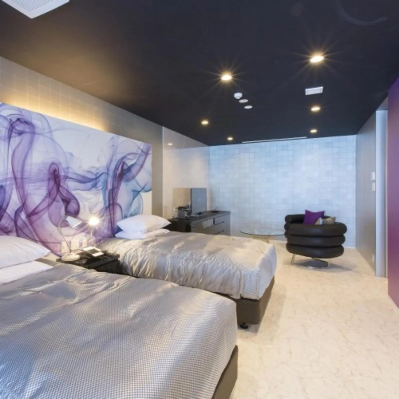 Bed in Namari Onsen Kokoro No Toki Jusangatsu