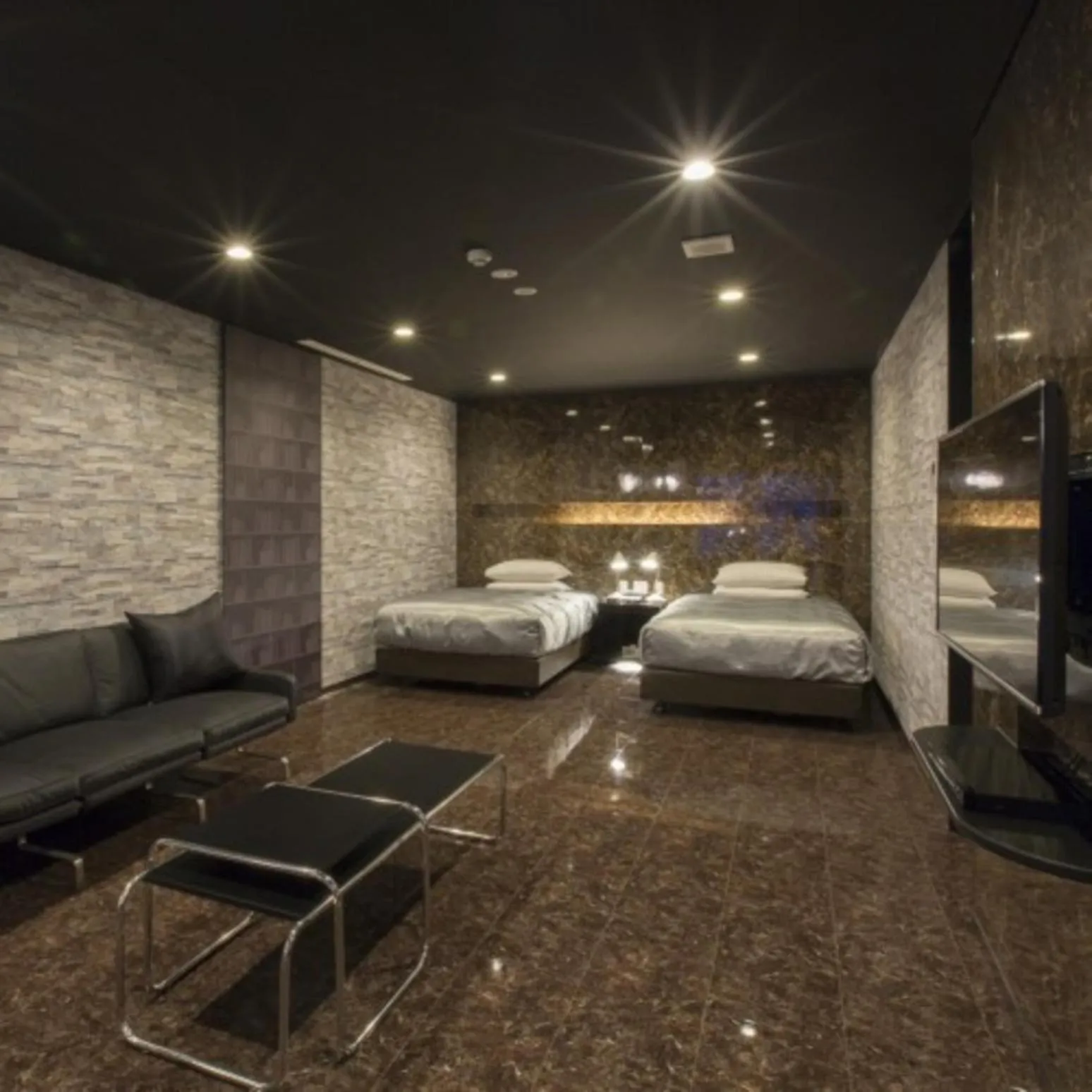 Bed in Namari Onsen Kokoro No Toki Jusangatsu