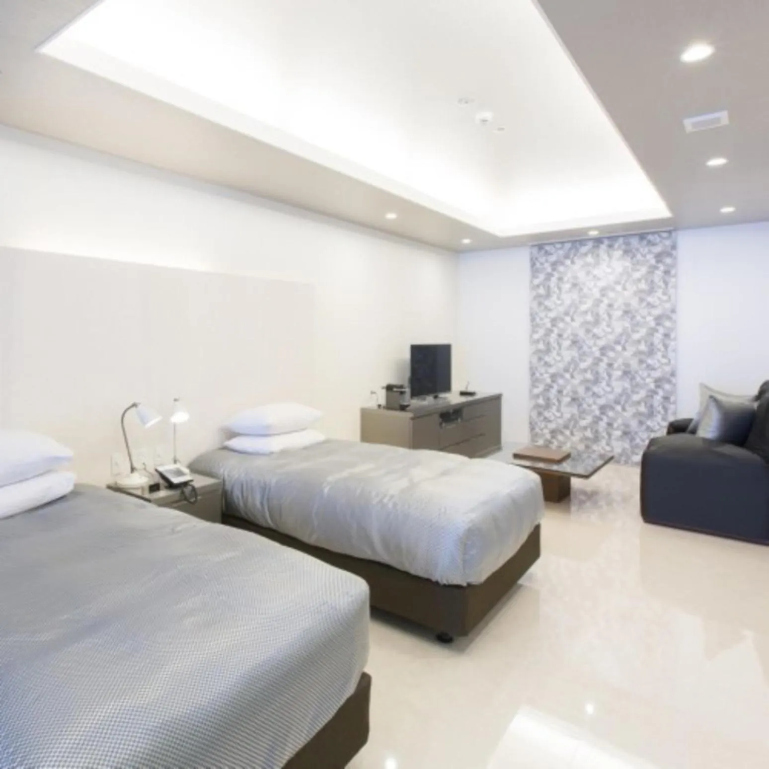 Bed in Namari Onsen Kokoro No Toki Jusangatsu