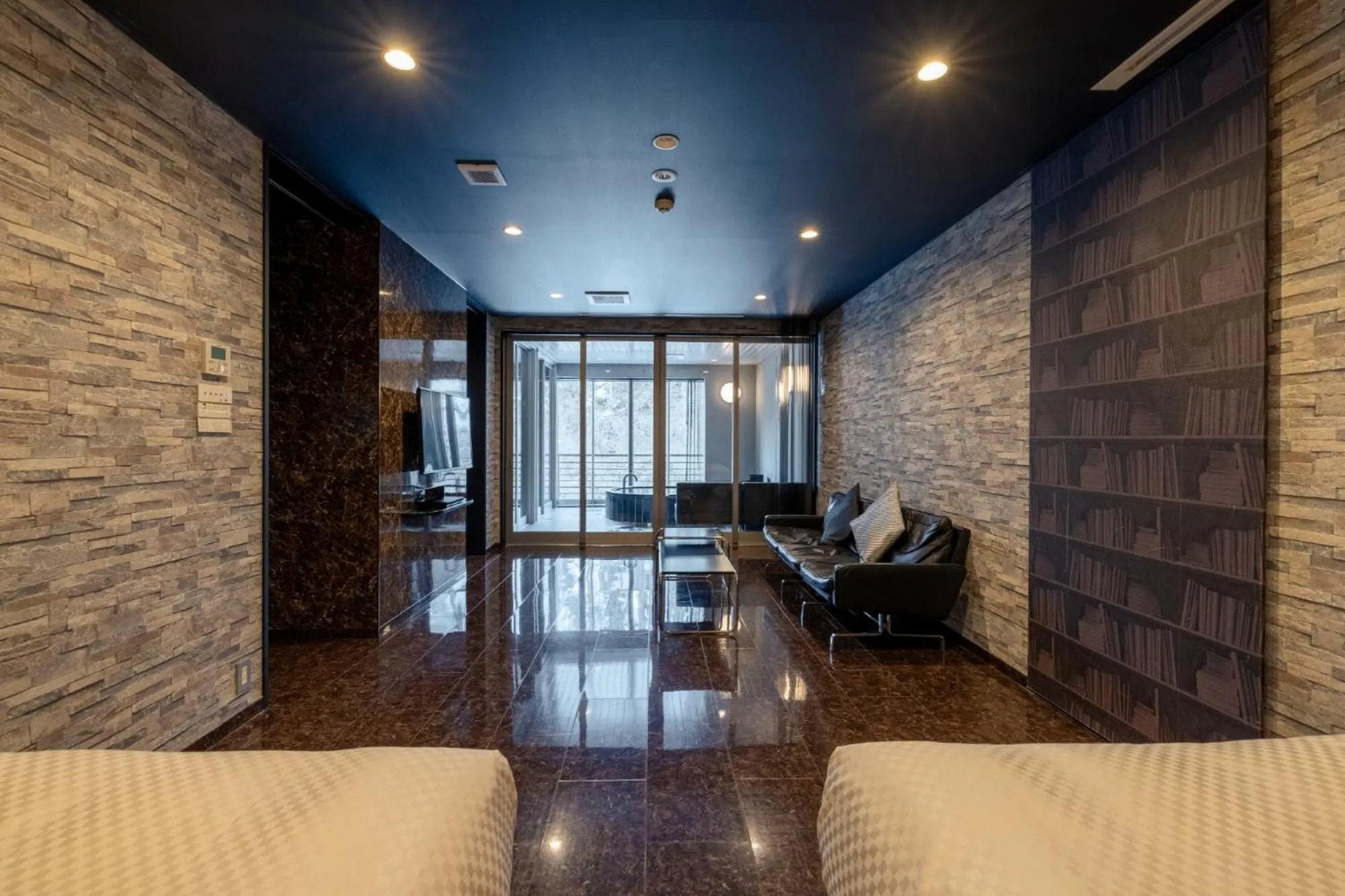 Bed in Namari Onsen Kokoro No Toki Jusangatsu