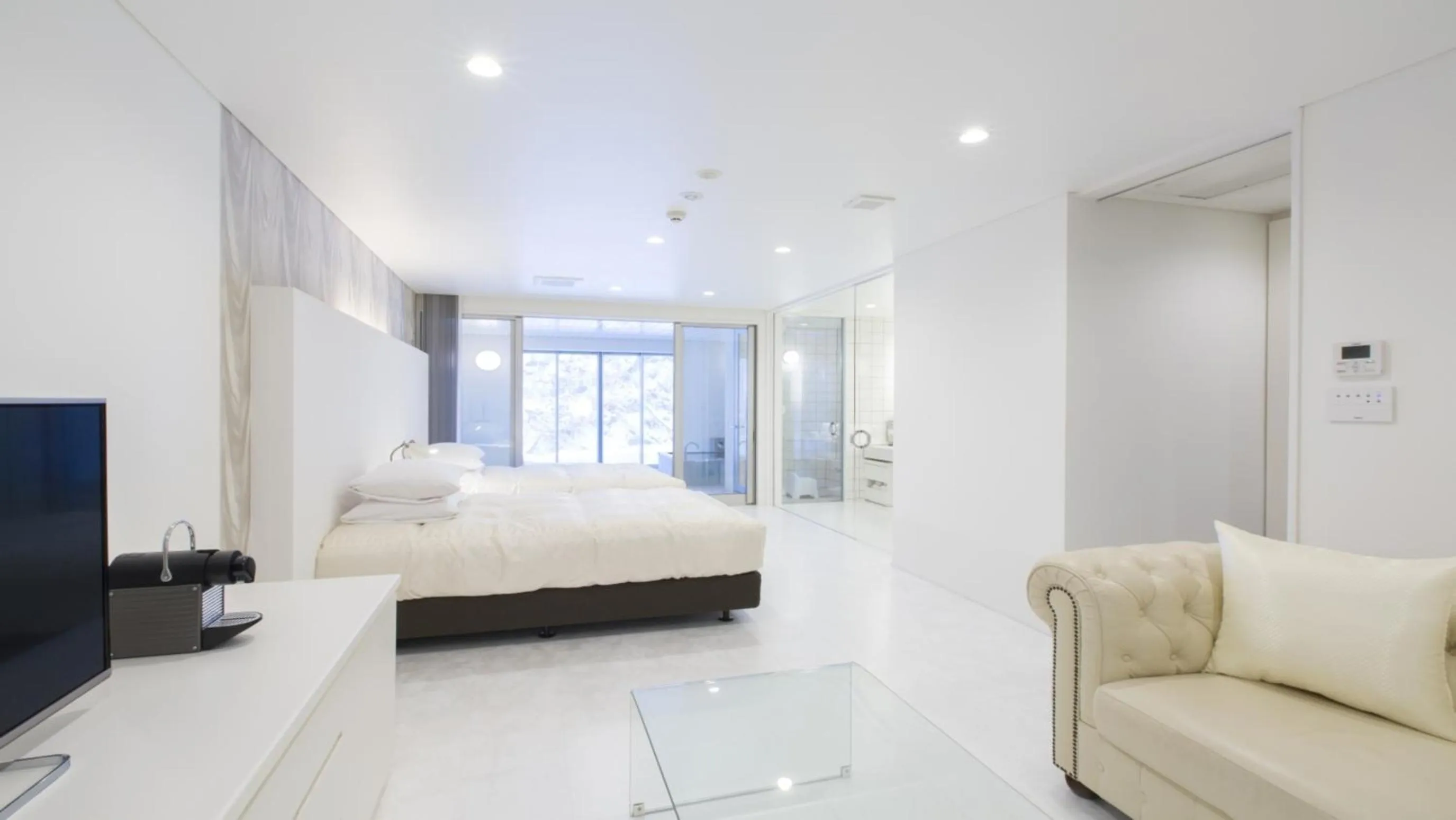 Bed in Namari Onsen Kokoro No Toki Jusangatsu