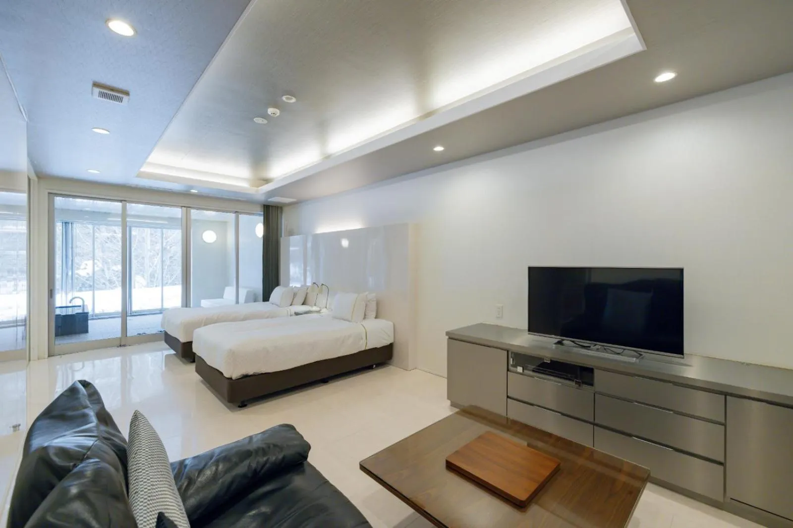 Bed in Namari Onsen Kokoro No Toki Jusangatsu