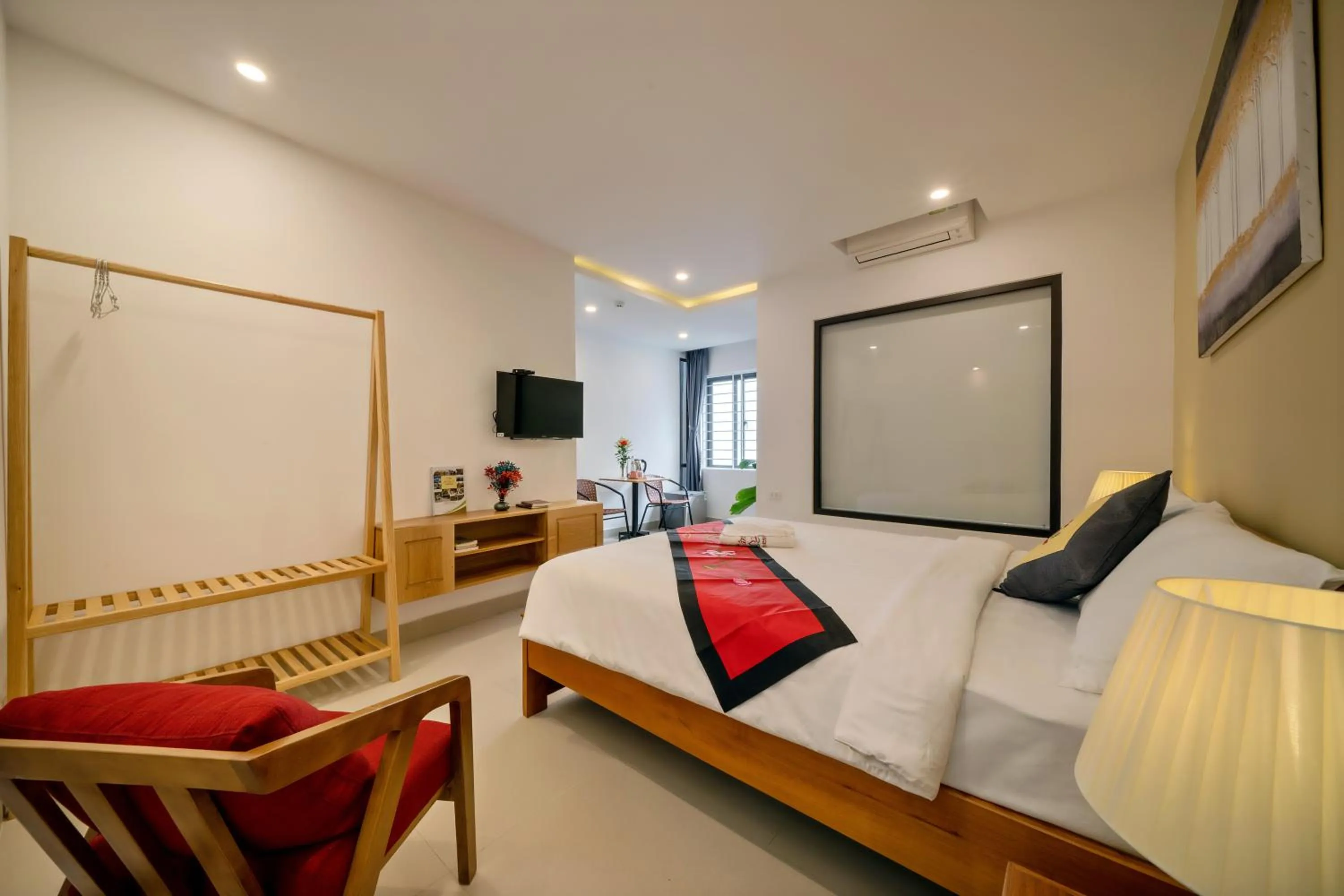 Photo of the whole room, Bed in Tam Hong Phuc Homestay Hoi An