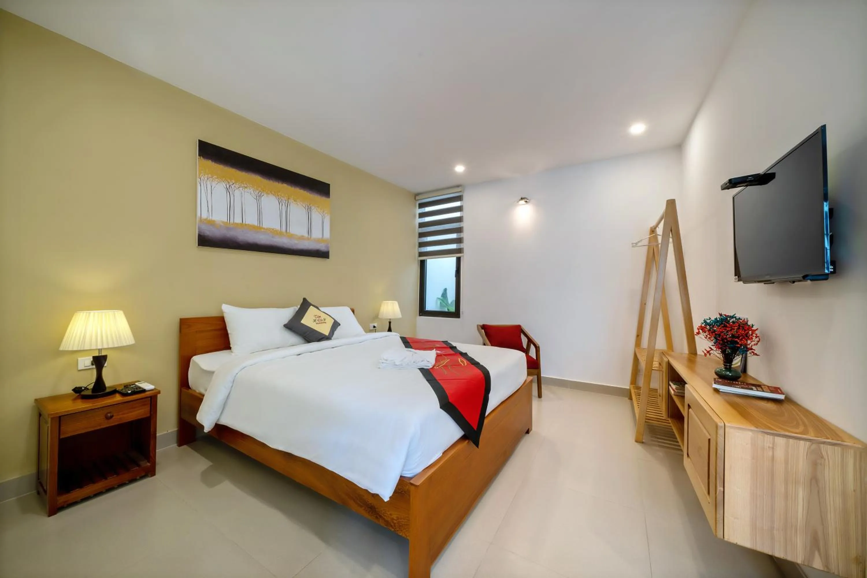 Photo of the whole room, Bed in Tam Hong Phuc Homestay Hoi An
