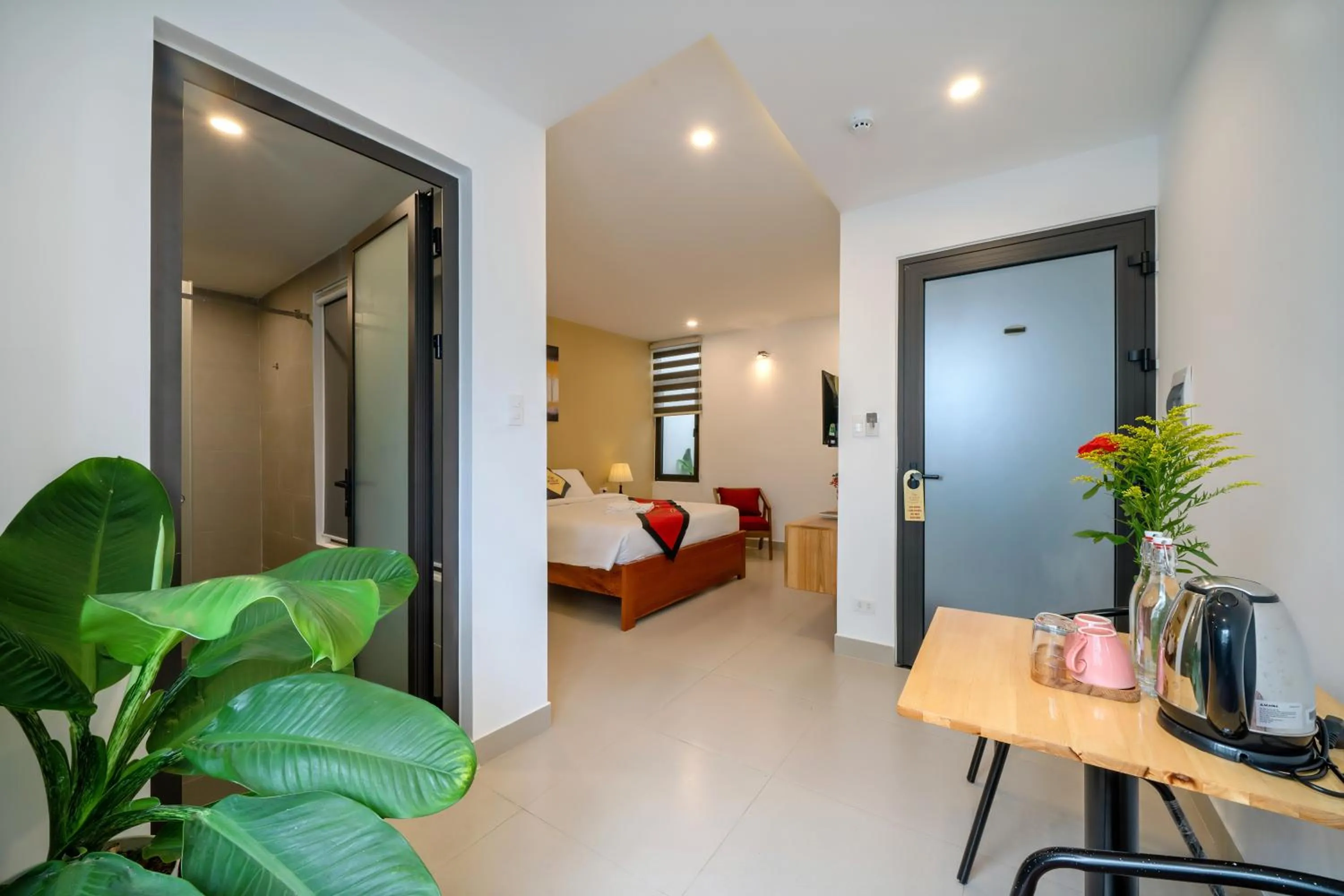 Photo of the whole room, Bed in Tam Hong Phuc Homestay Hoi An