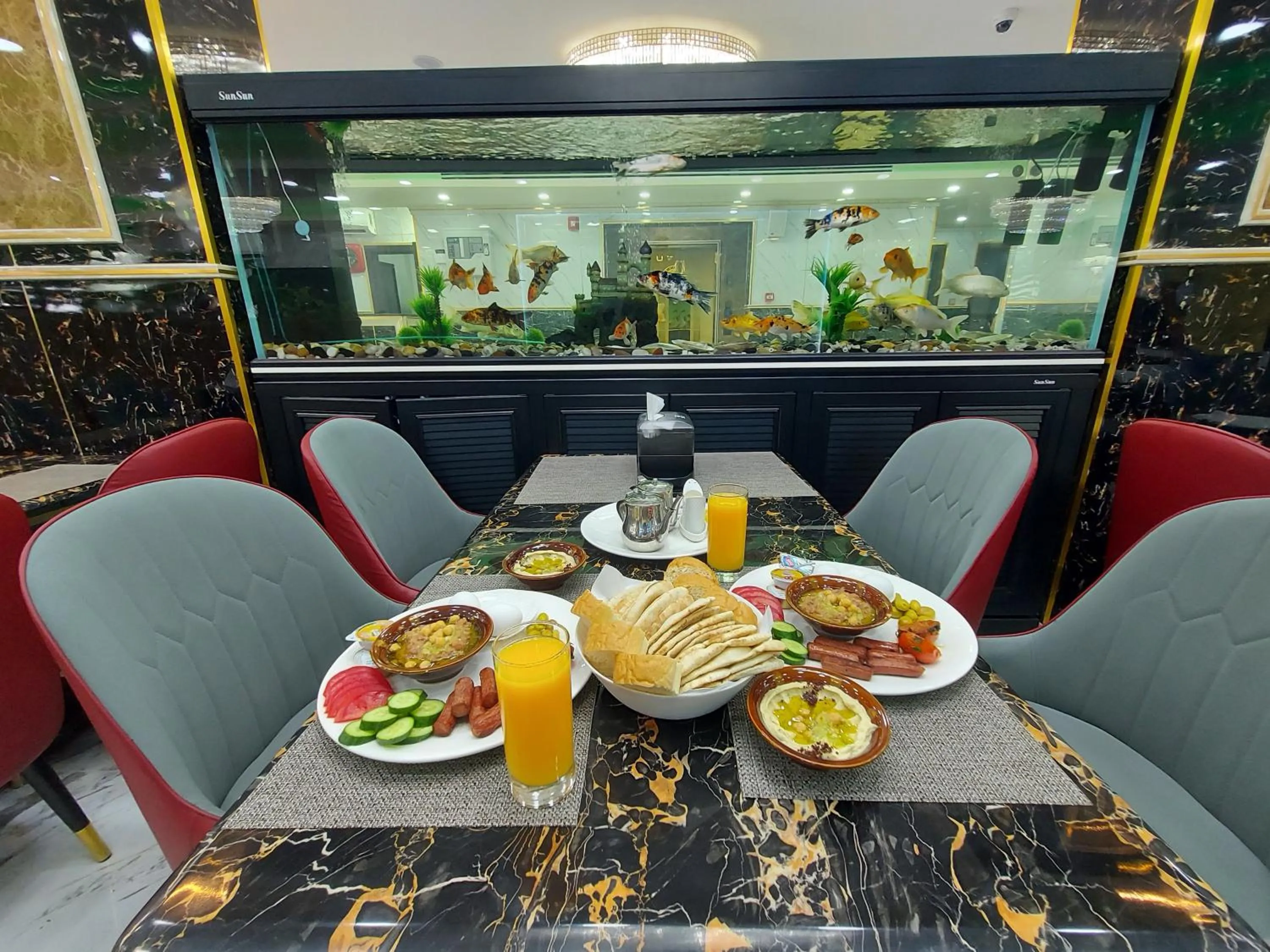 Breakfast in Jordan Seasons Hotel