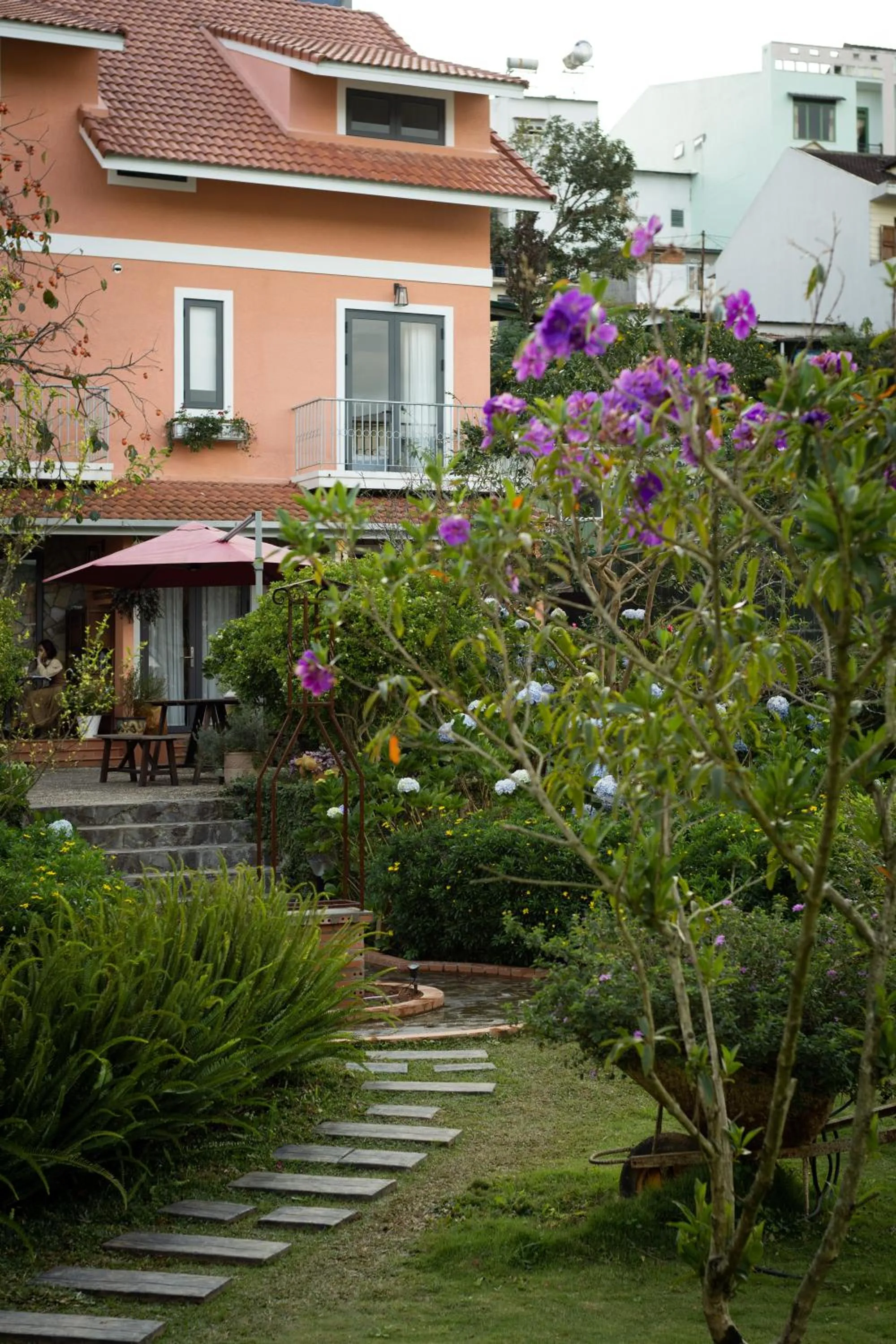 Garden view in La Em Boutique Villa