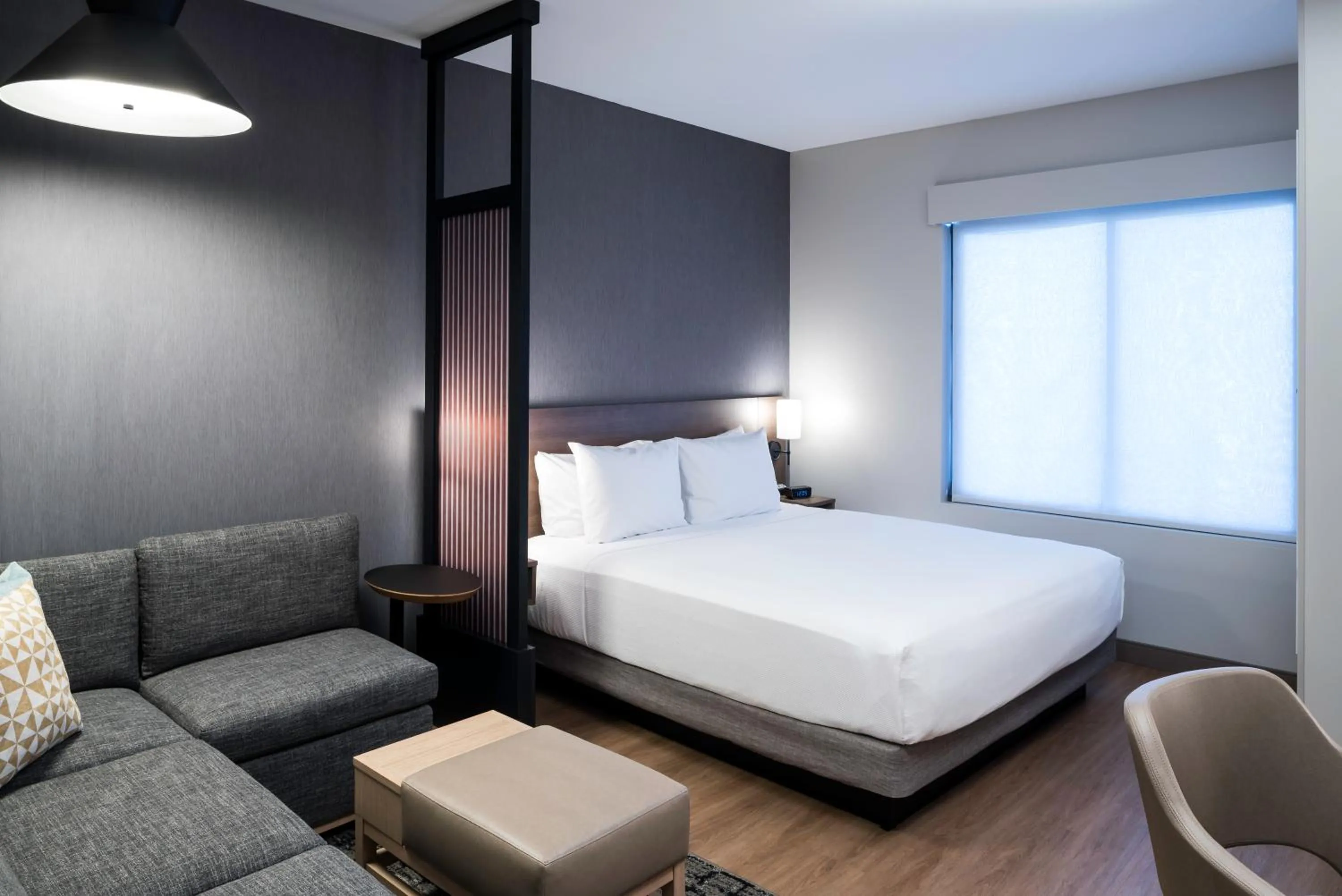 Photo of the whole room, Bed in Hyatt Place Tempe Phoenix University