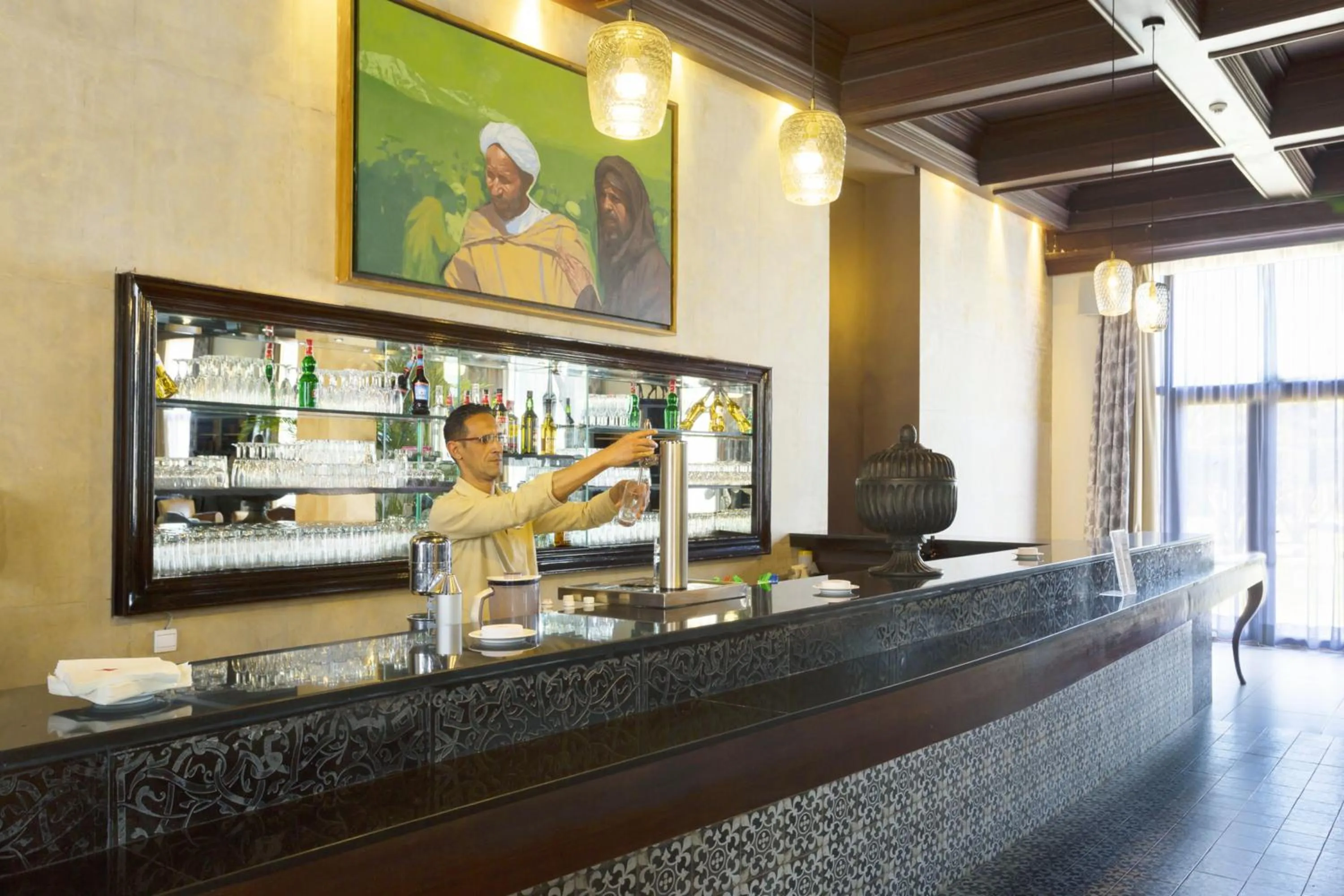Lounge or bar in Hotel Riu Tikida Palmeraie - All Inclusive