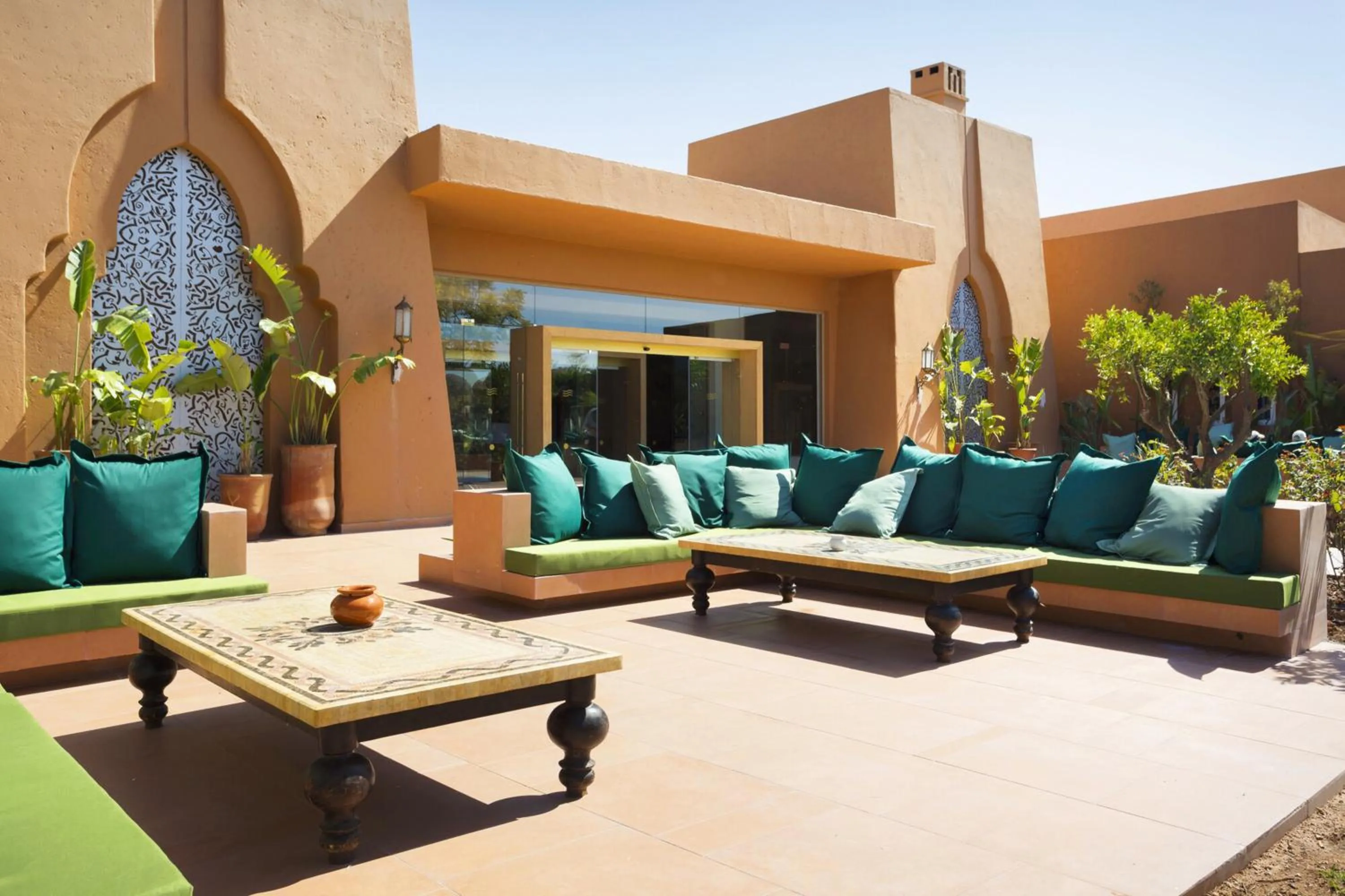 Patio in Hotel Riu Tikida Palmeraie - All Inclusive