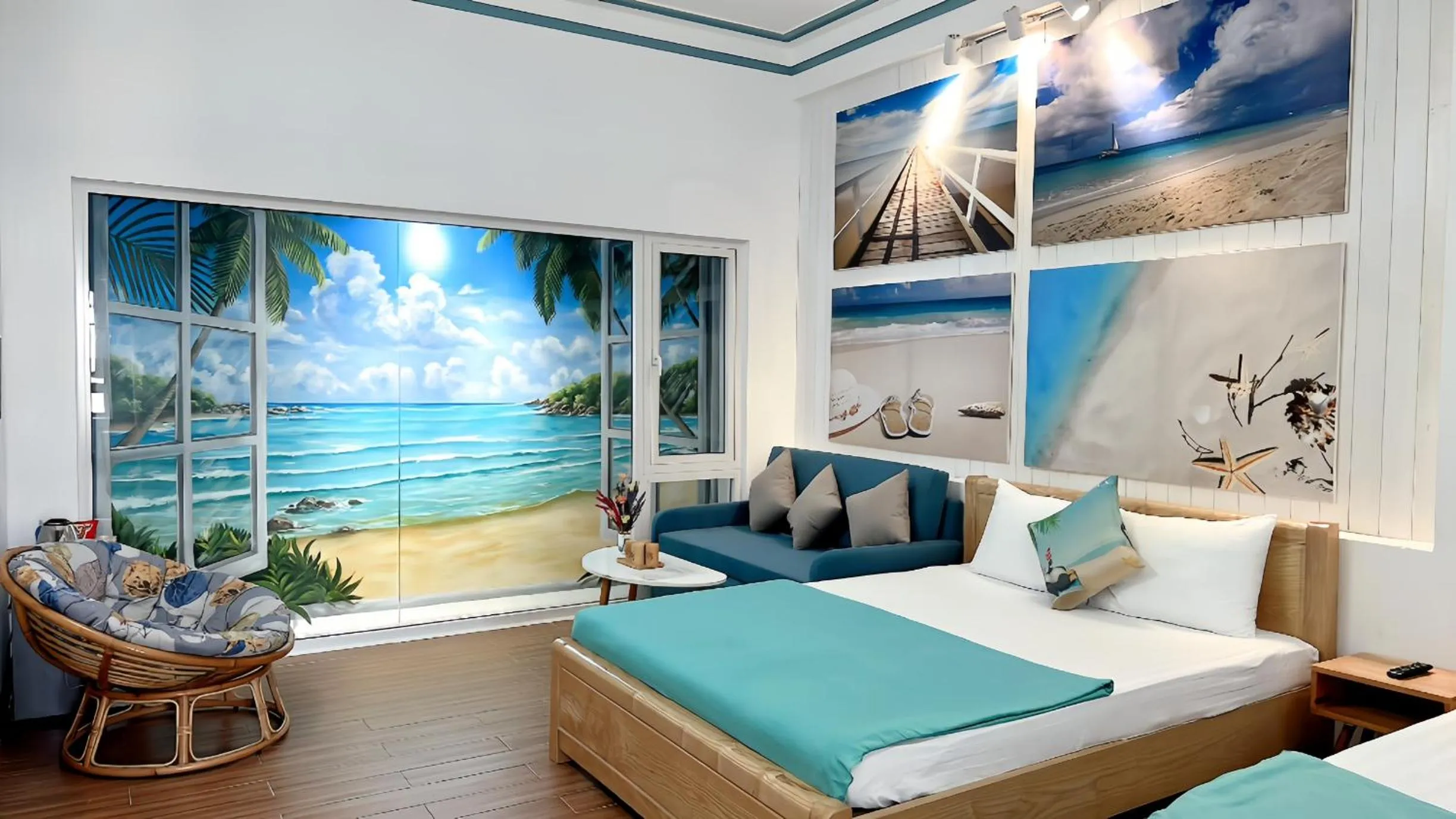 Bed in Blossom Sea Homestay Quy Nhơn