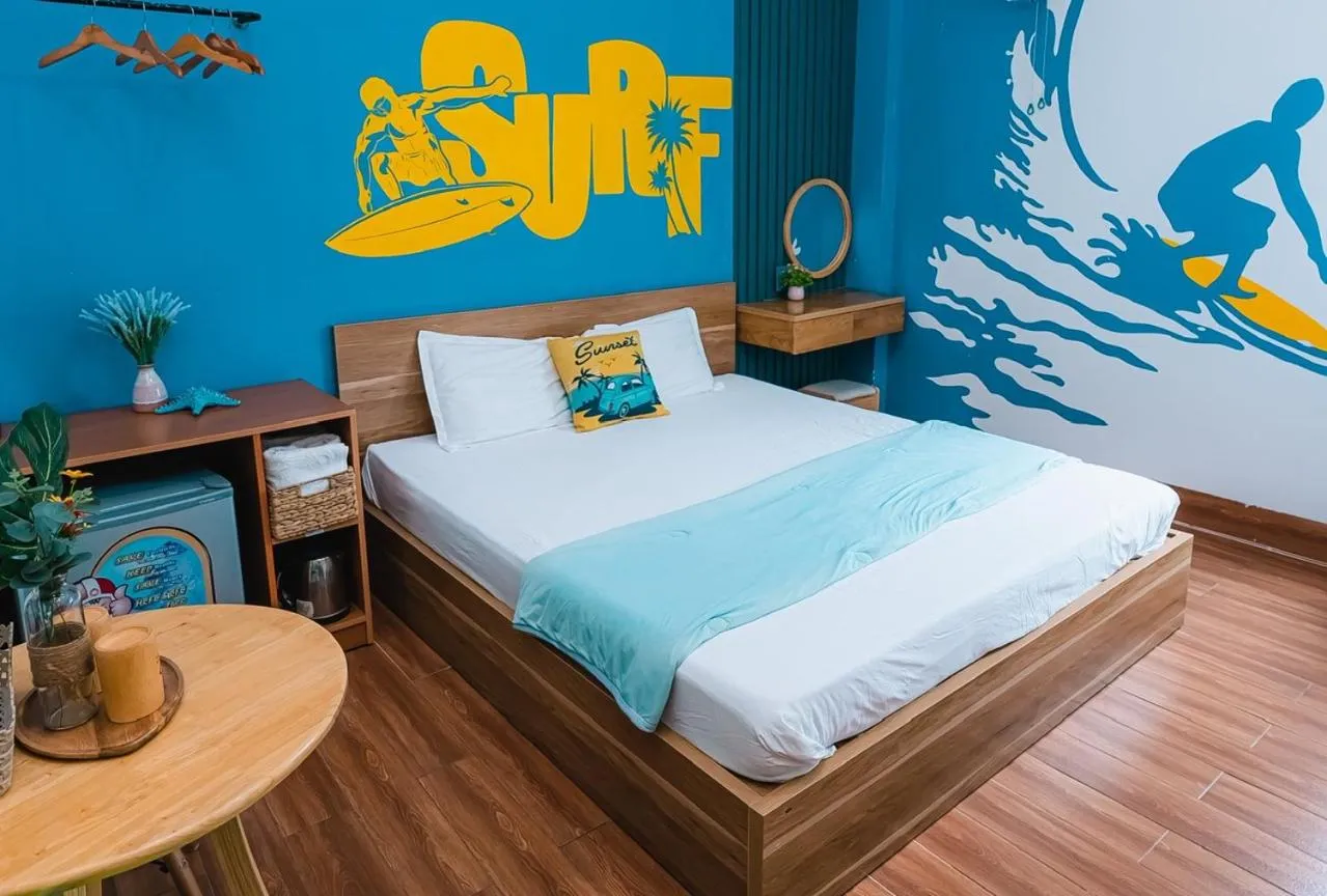 Bed in Blossom Sea Homestay Quy Nhơn