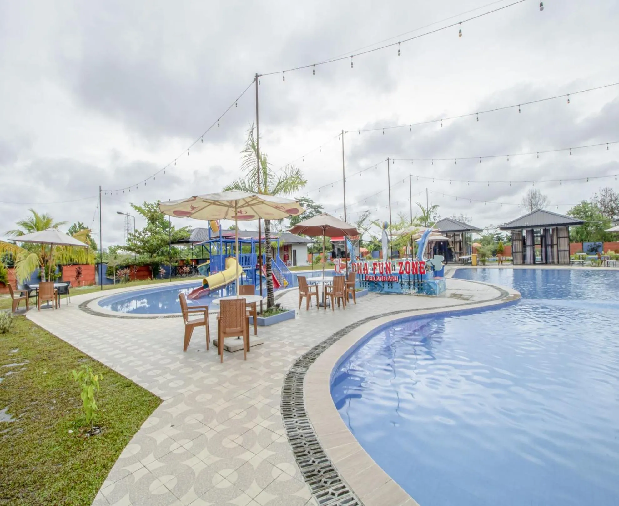 Swimming pool in Dna Fun Zone Pekanbaru