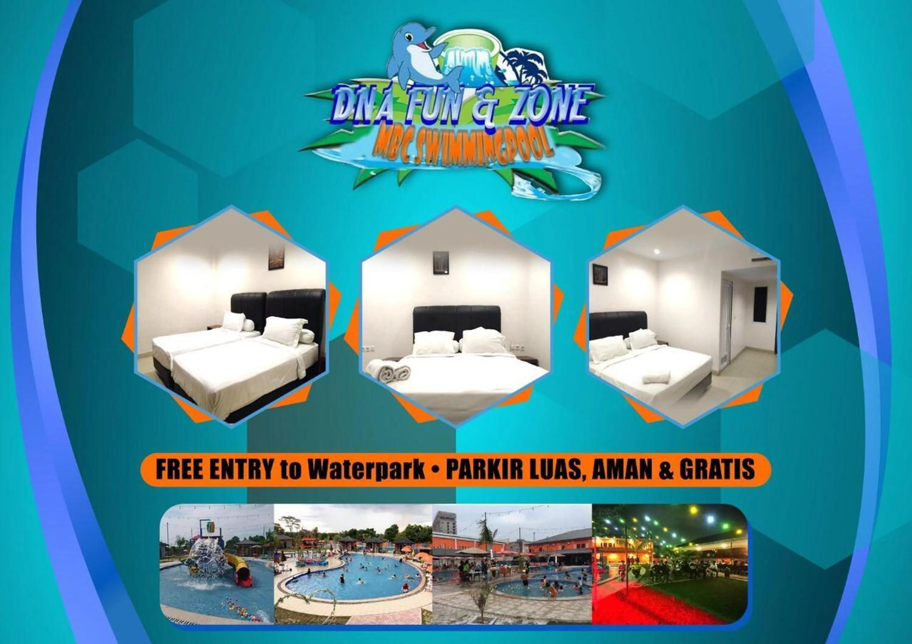 Area and facilities in Dna Fun Zone Pekanbaru