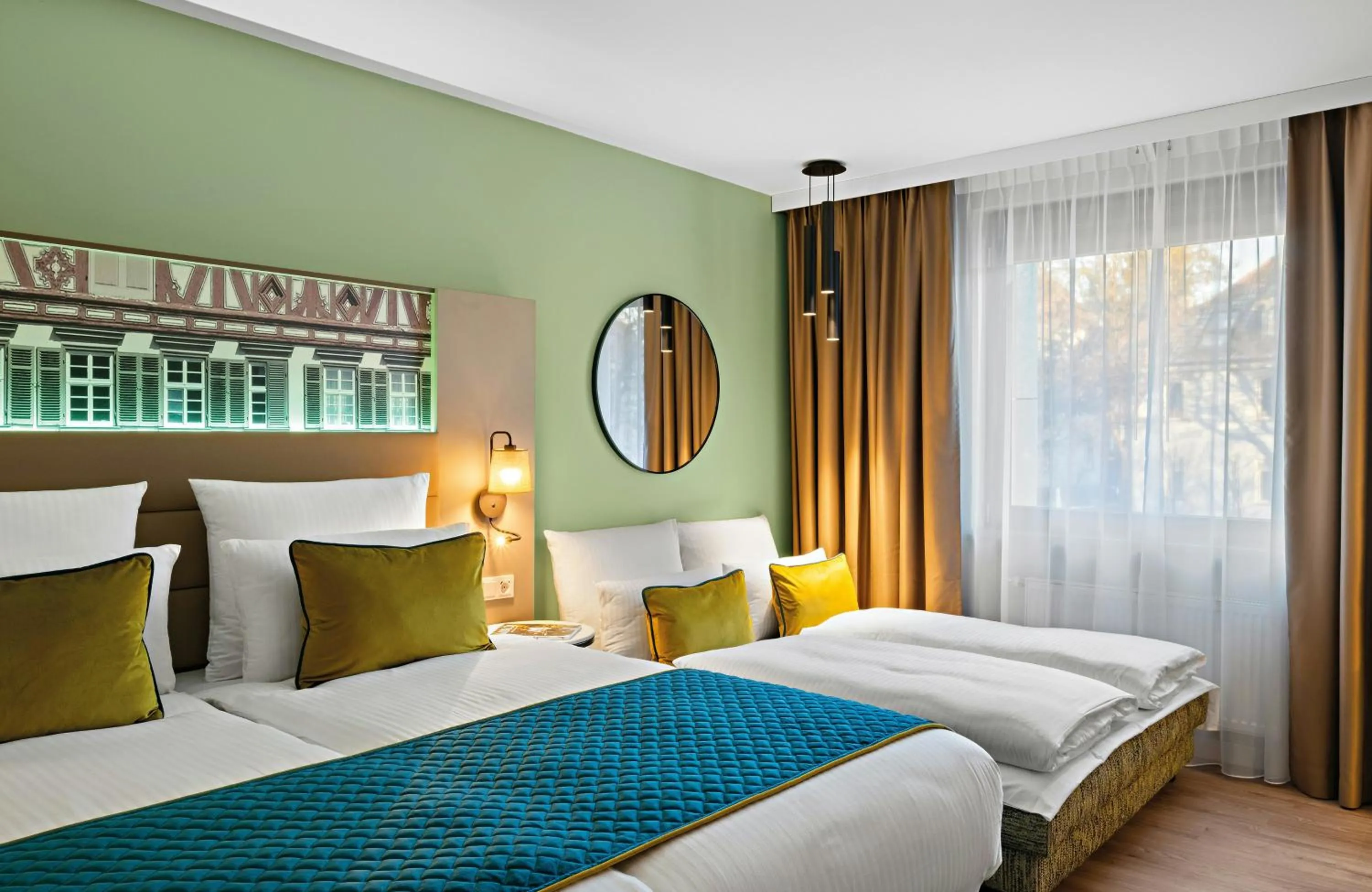 Photo of the whole room, Bed in Leonardo Hotel Esslingen