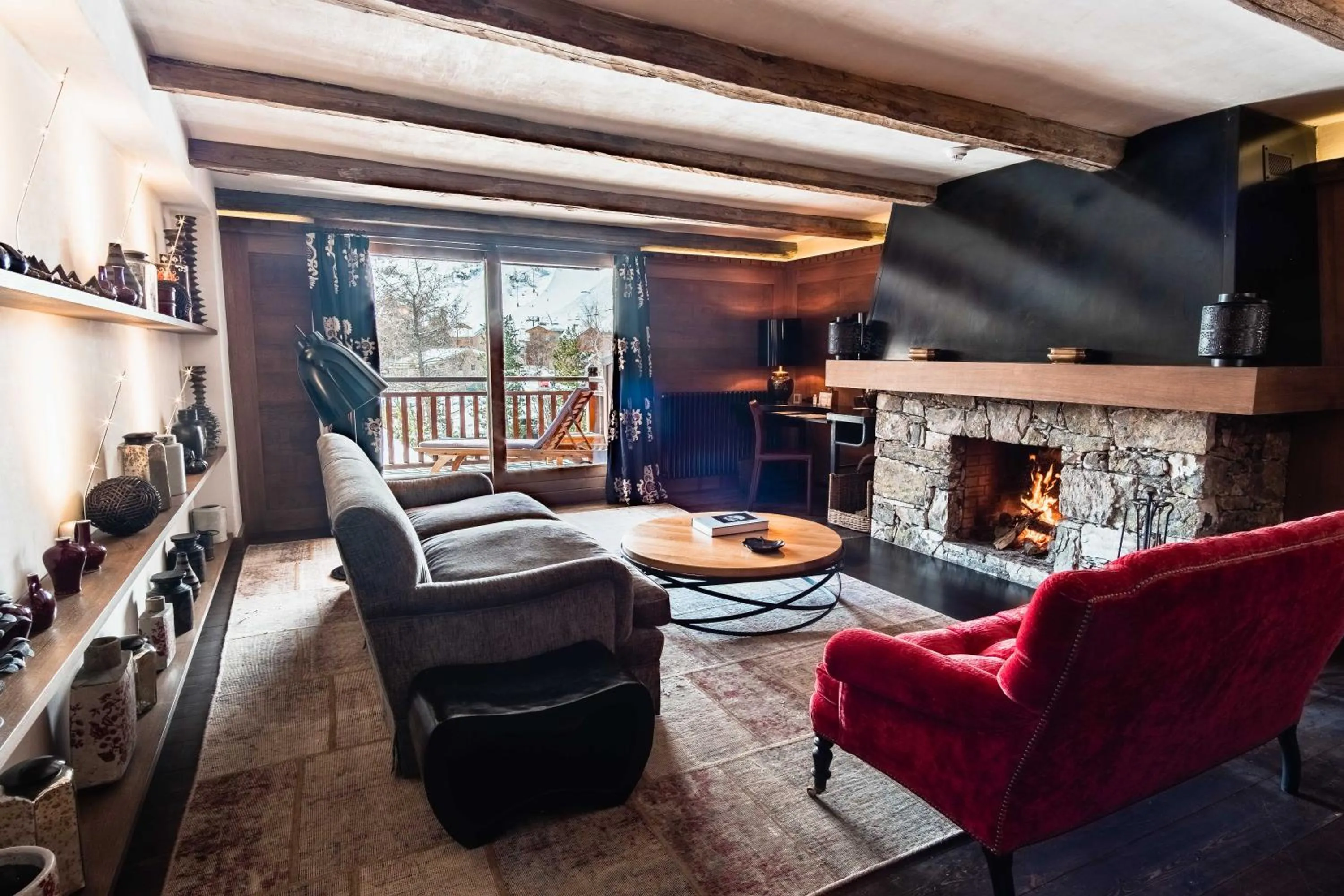 Living room in Hôtel LE BLIZZARD