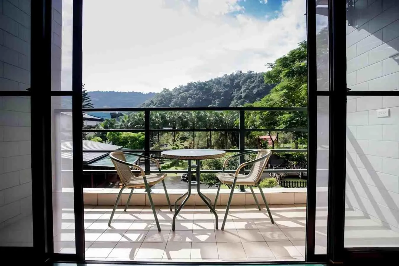 Balcony/Terrace in 檜木屋民宿