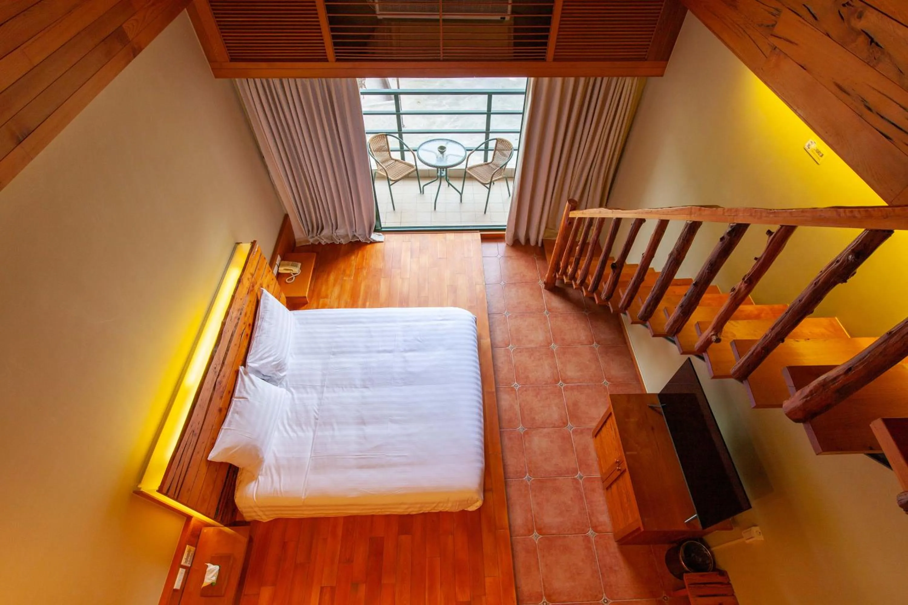 Photo of the whole room, Bed in Hinoki House