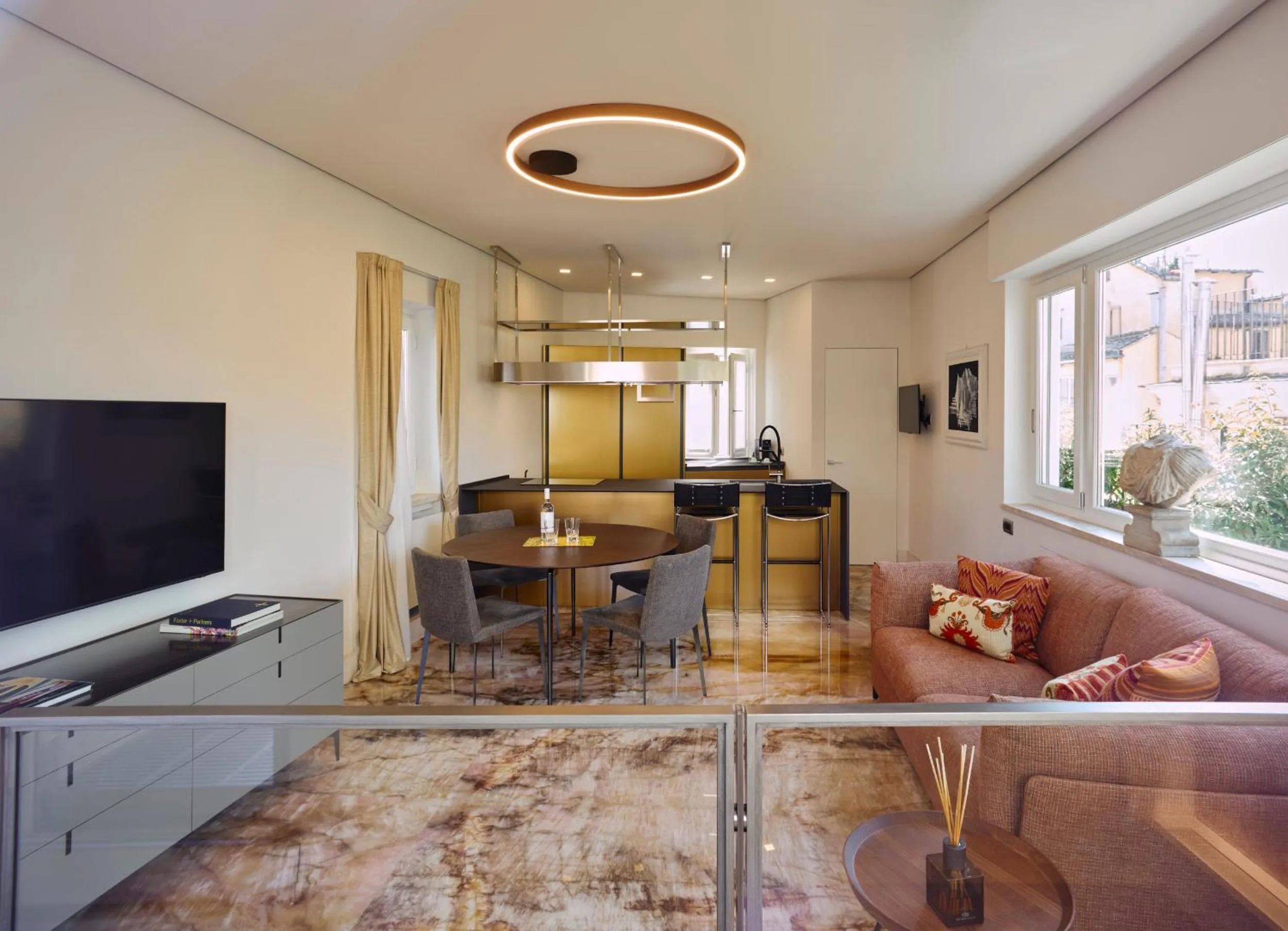 Living room in Palazzo Delle Pietre - Luxury Apartments