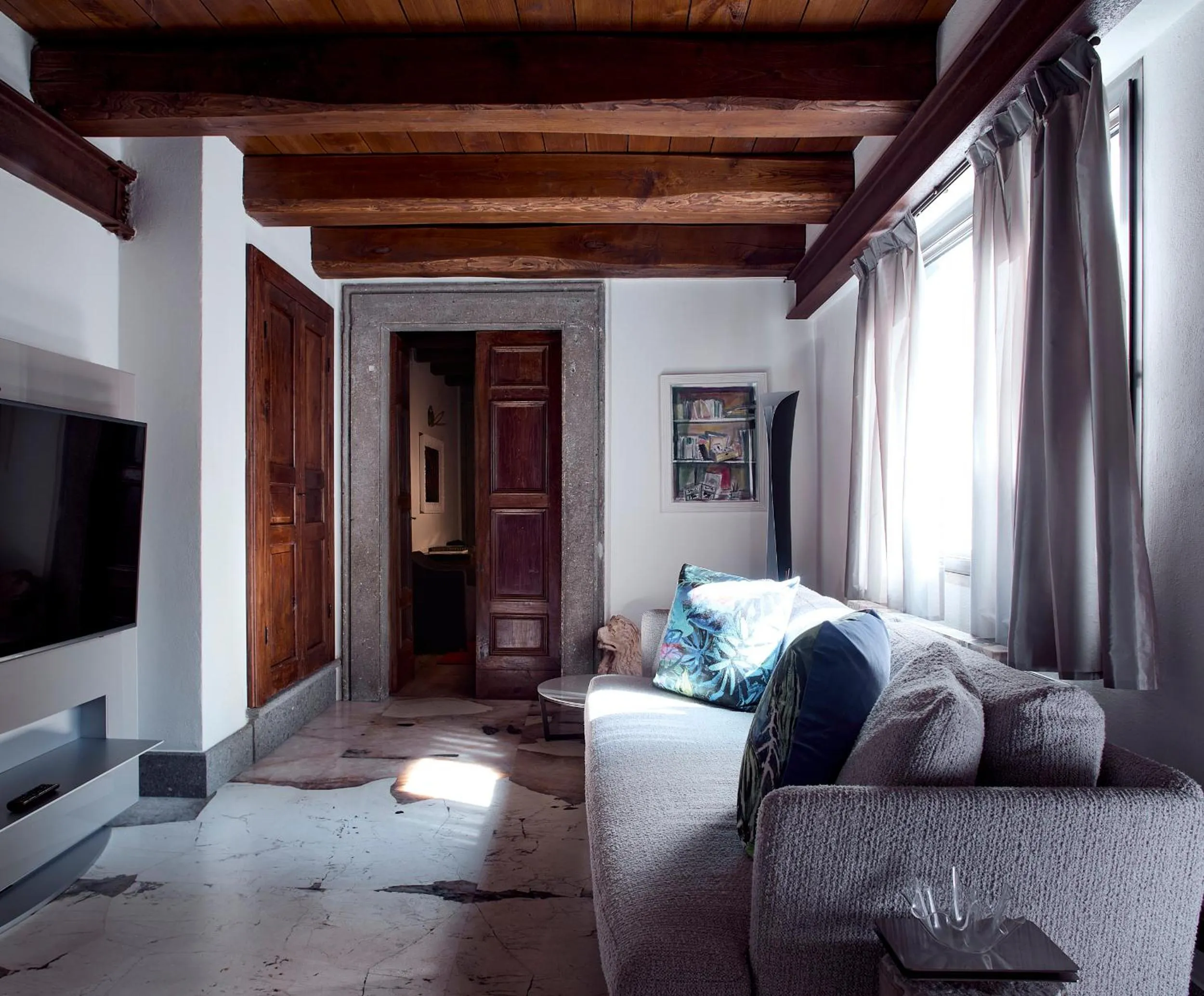 Living room in Palazzo Delle Pietre - Luxury Apartments
