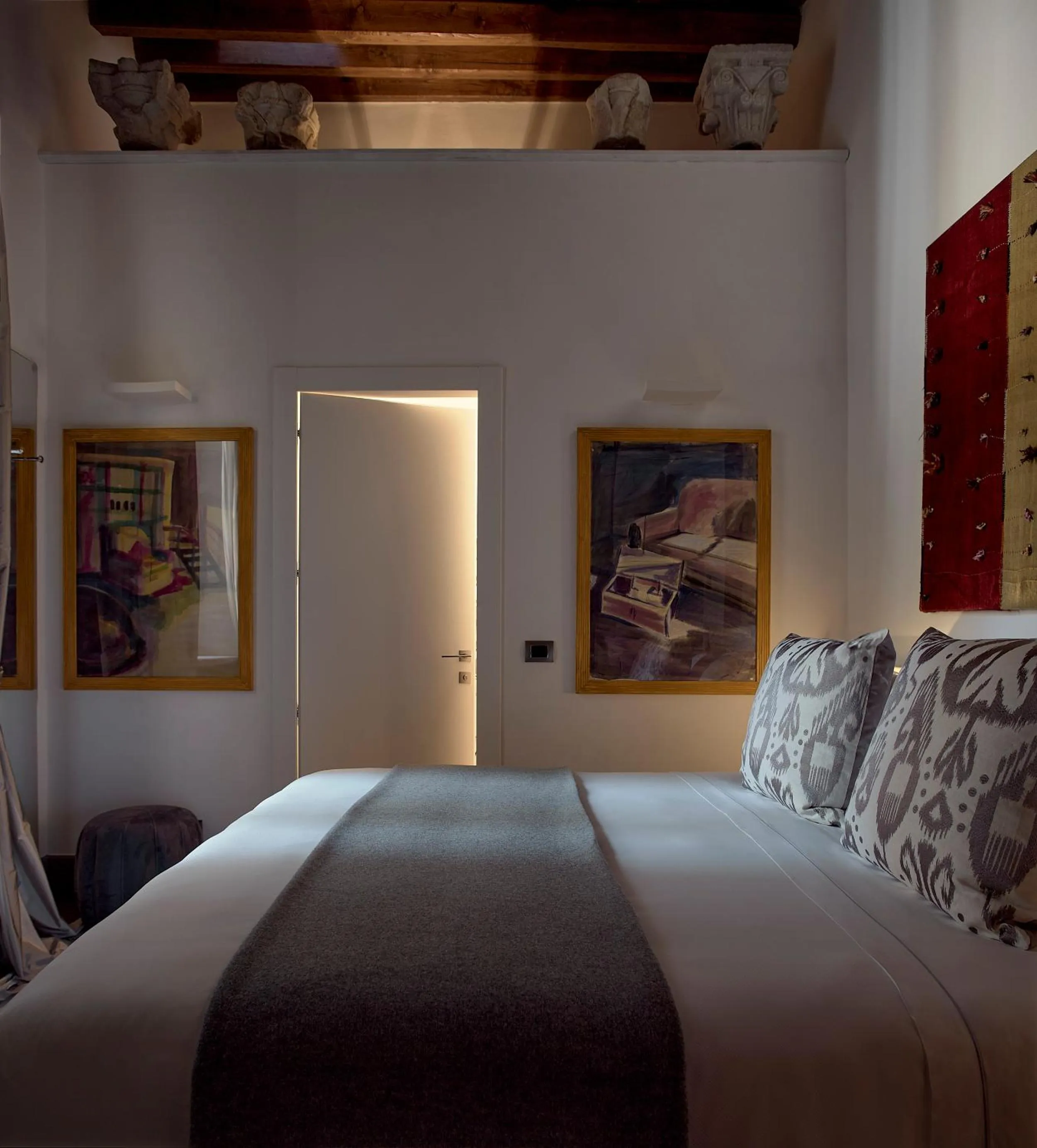 Bedroom, Bed in Palazzo Delle Pietre - Luxury Apartments