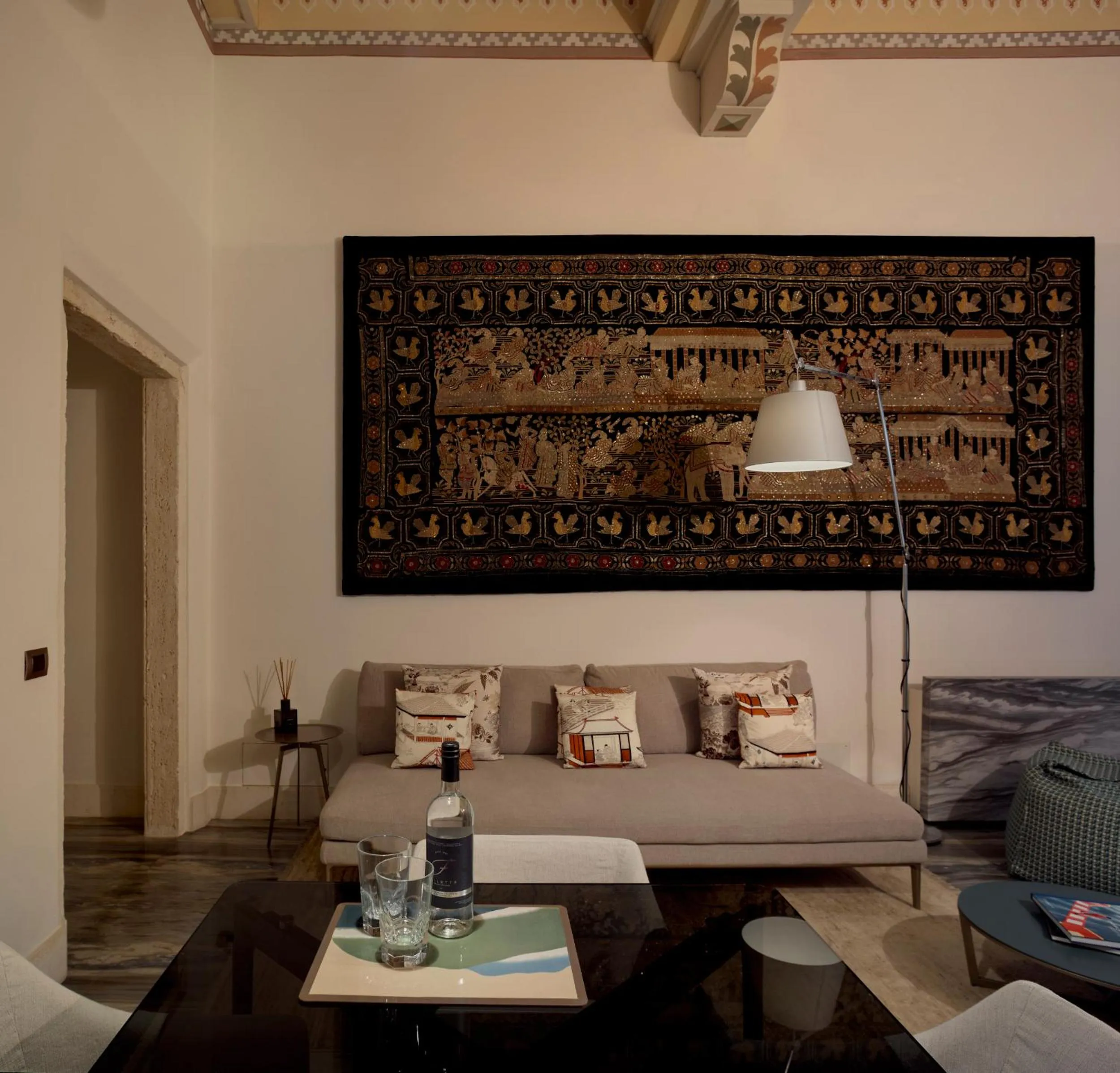 Living room in Palazzo Delle Pietre - Luxury Apartments