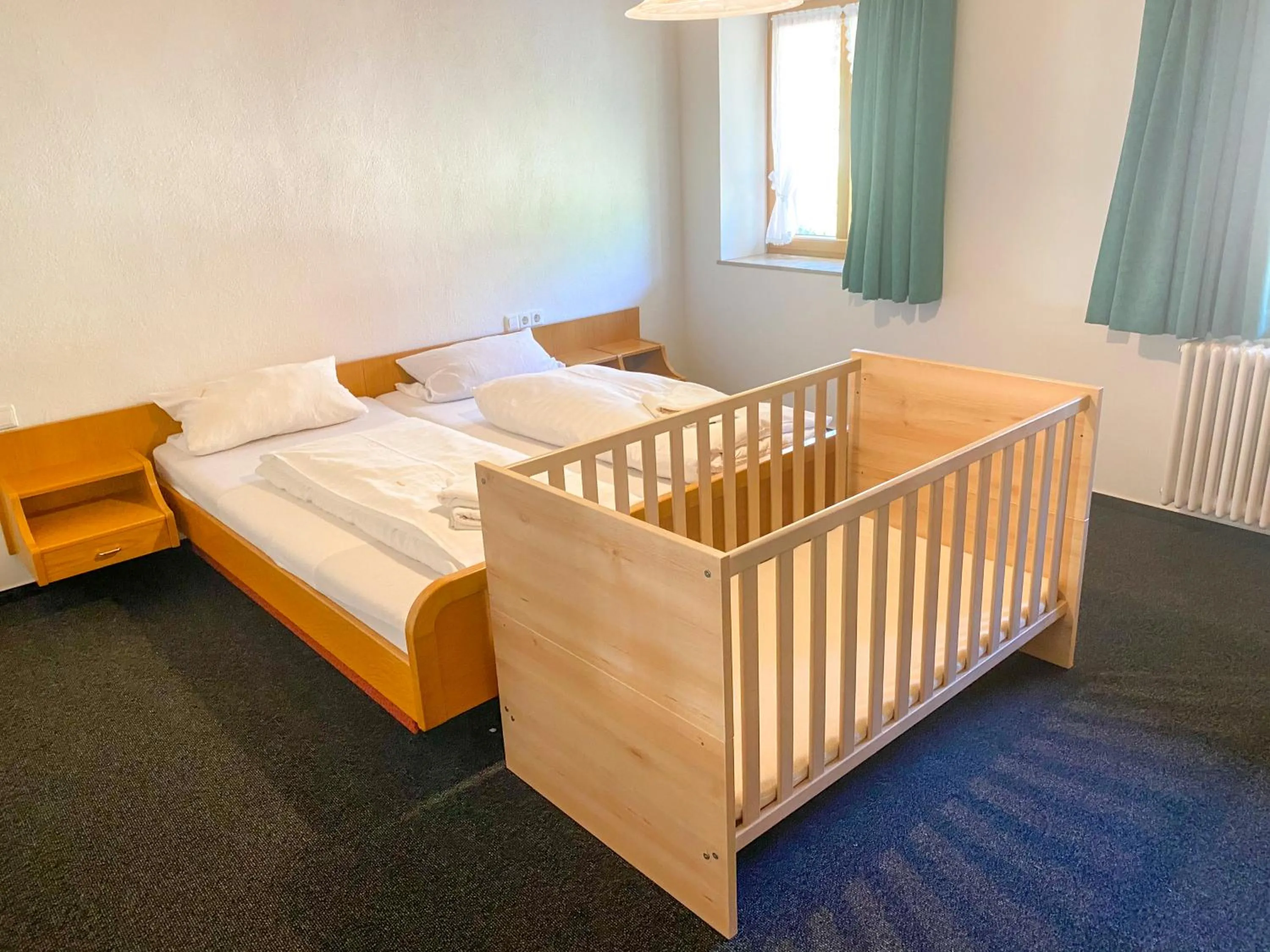 Bedroom, Bed in Landgasthof Adler Pelzmühle
