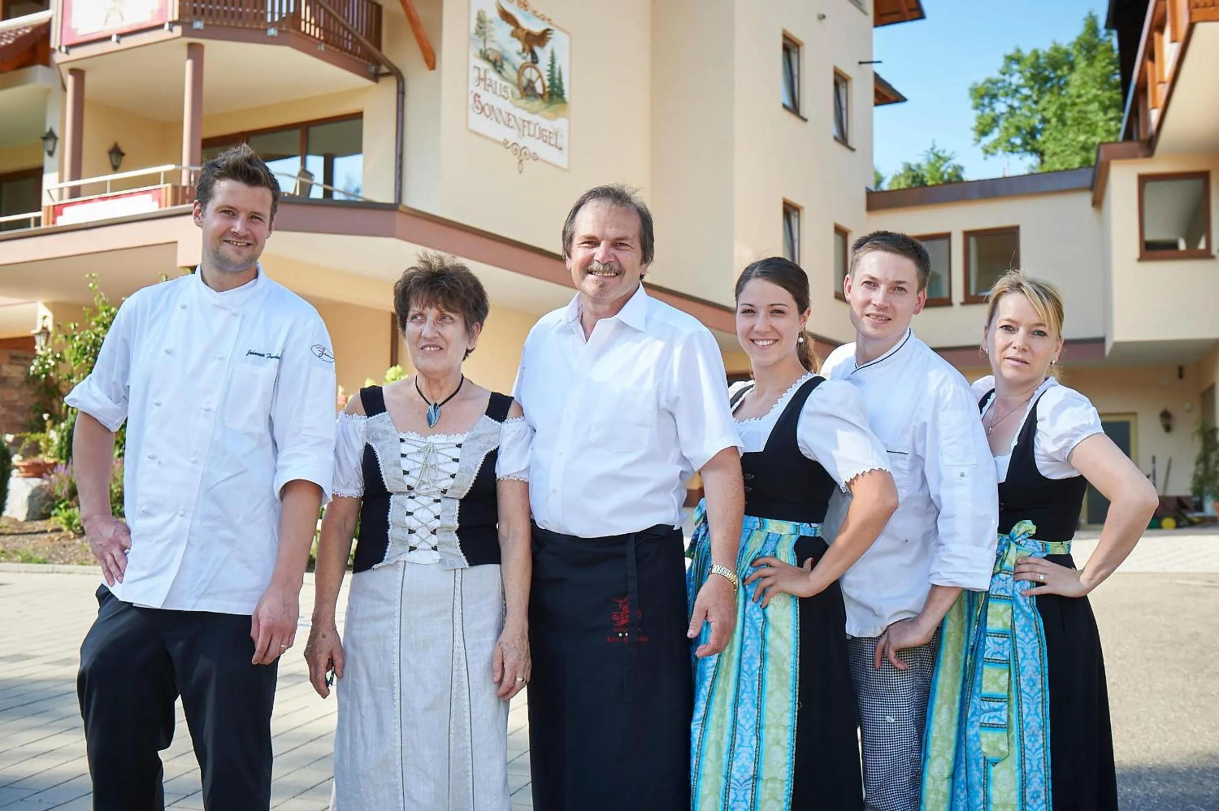 Staff in Landgasthof Adler Pelzmühle