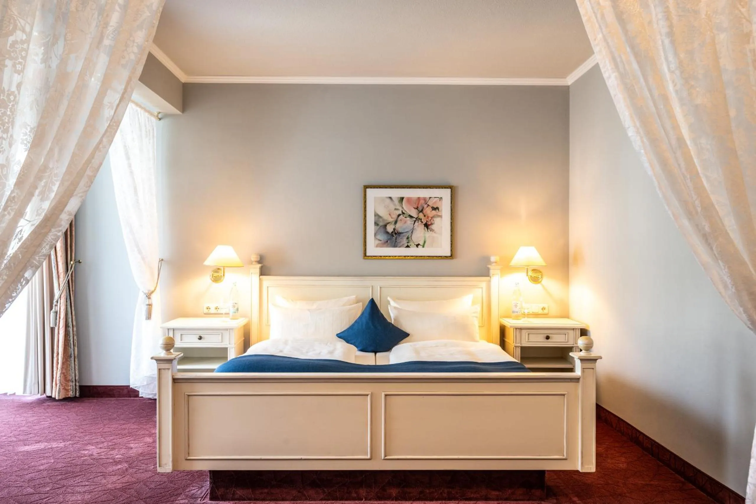 Bedroom, Bed in Schloß-Hotel Petry