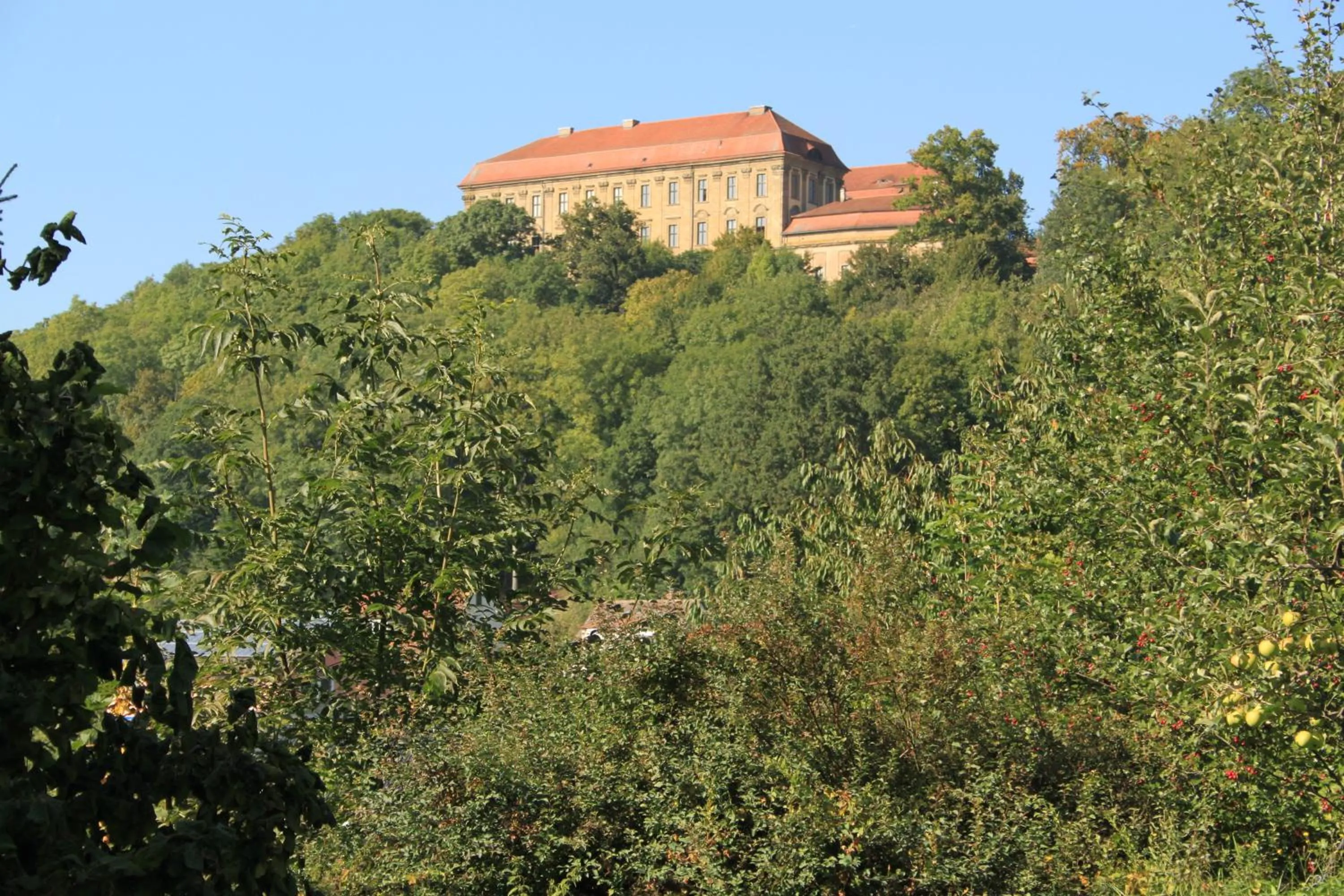 View (from property/room) in Hotel-Gasthof Die Post Brennerei Frankenhöhe