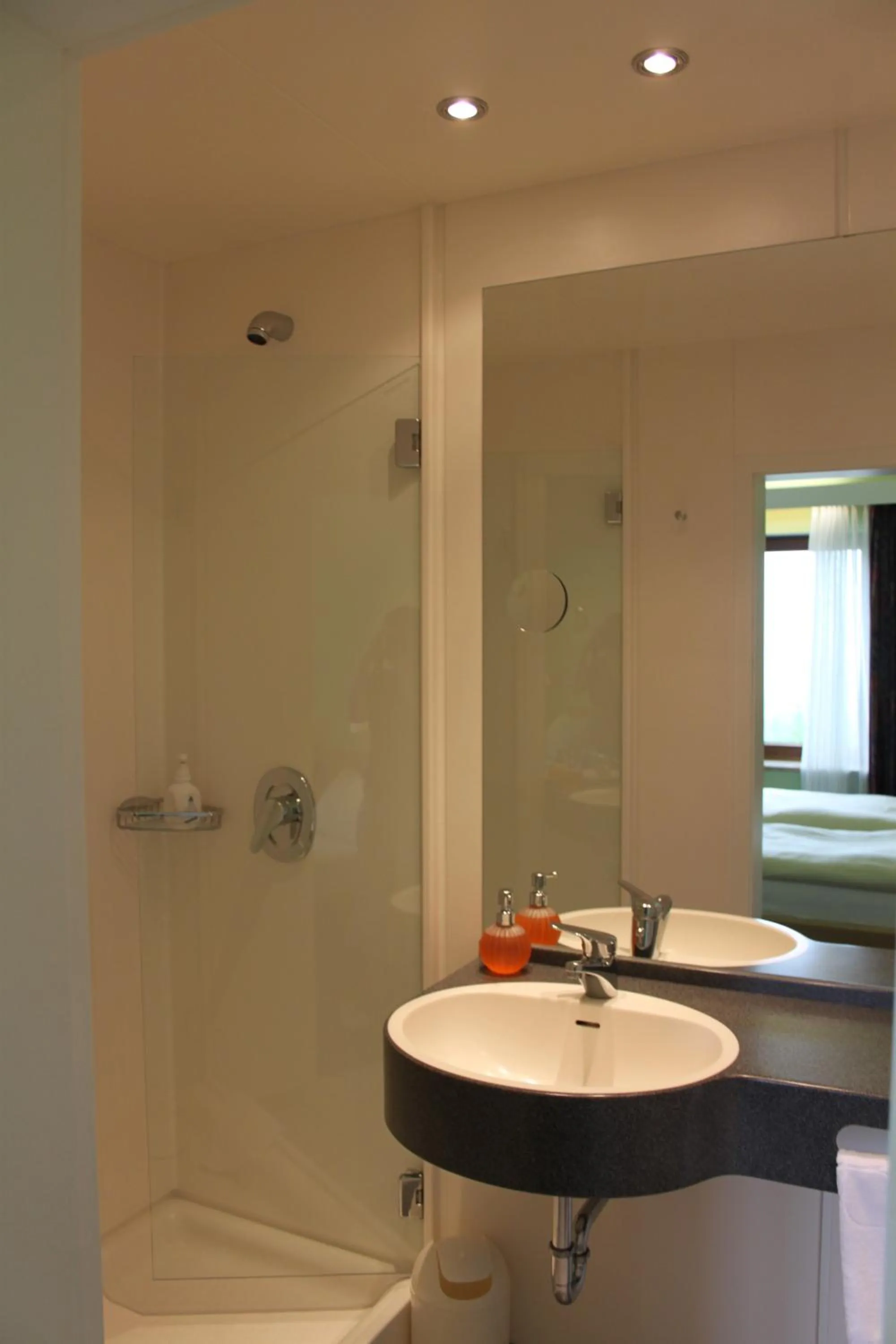 Bathroom in Hotel-Gasthof Die Post Brennerei Frankenhöhe