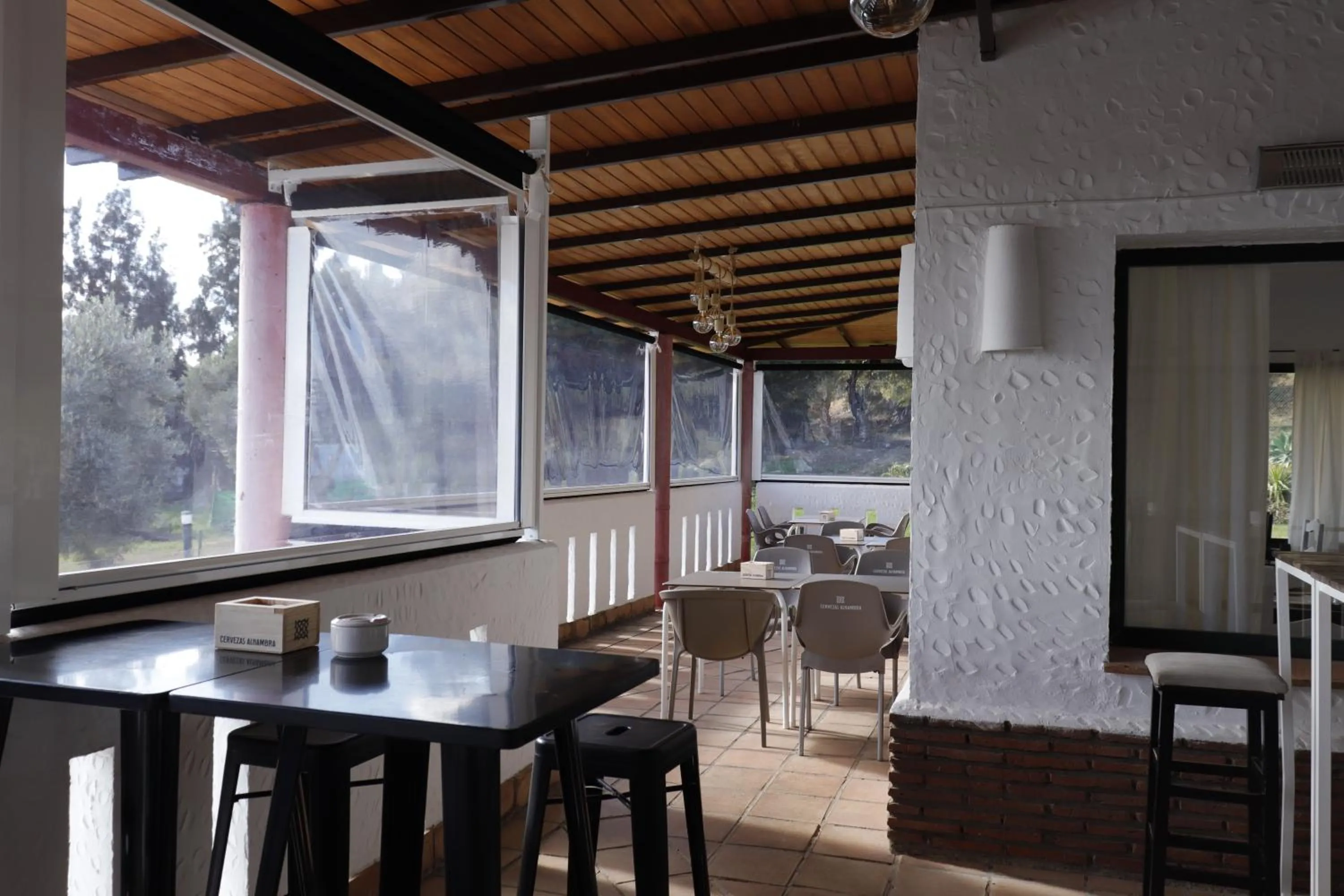 Balcony/Terrace in Hostal Restaurante Benalup Golf