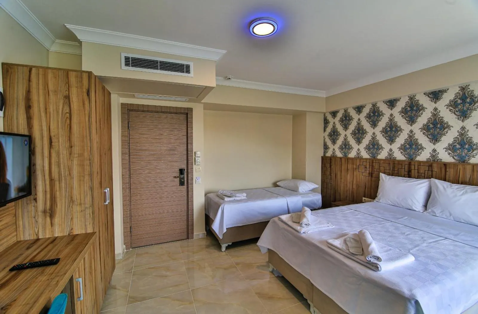 Bed in Amasra Sunrise Otel