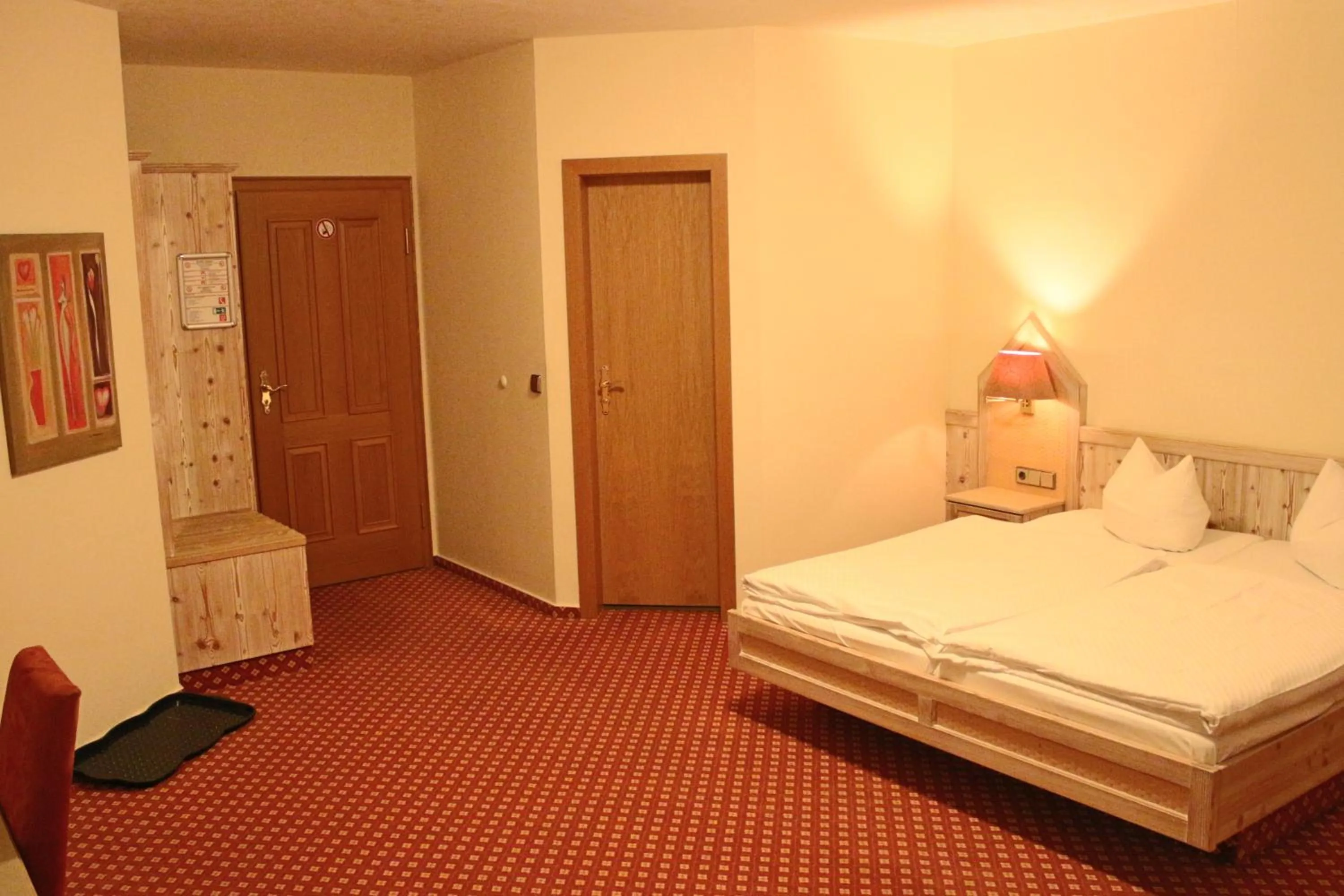 Decorative detail, Bed in Central-Hotel