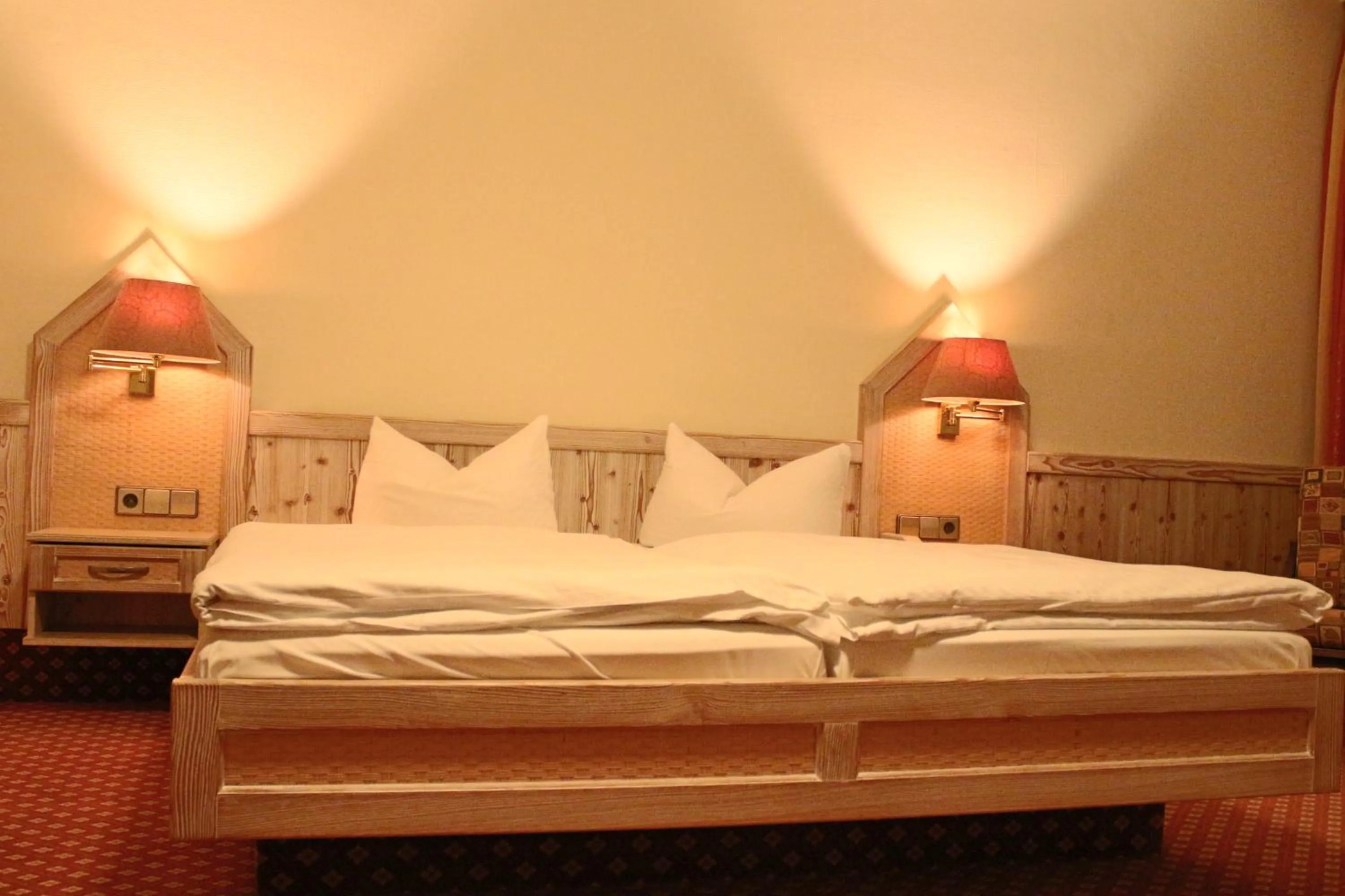 Decorative detail, Bed in Central-Hotel