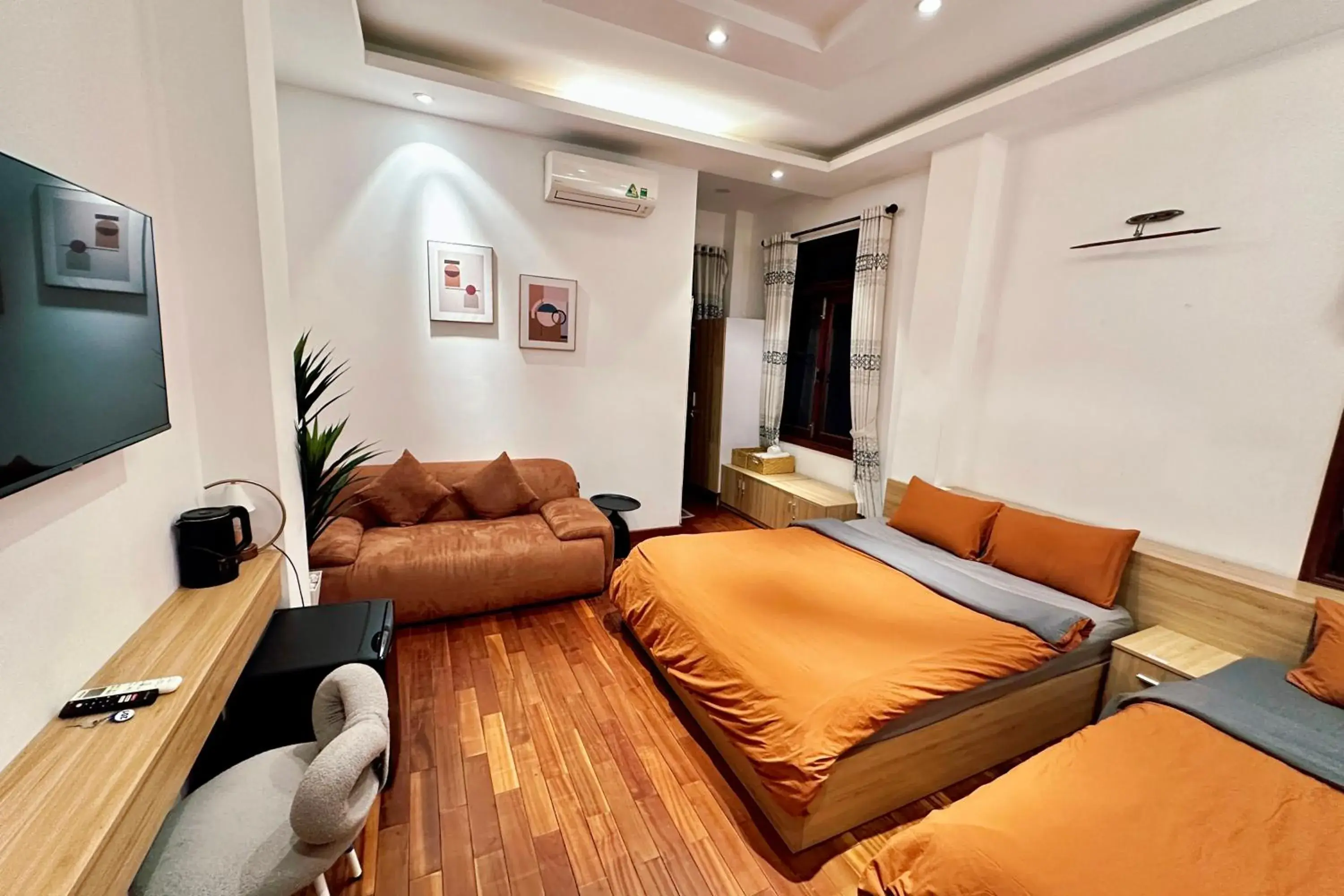 Triple Room with Balcony in ChiPa Homestay Triple Room with Balcony in ChiPa Homestay